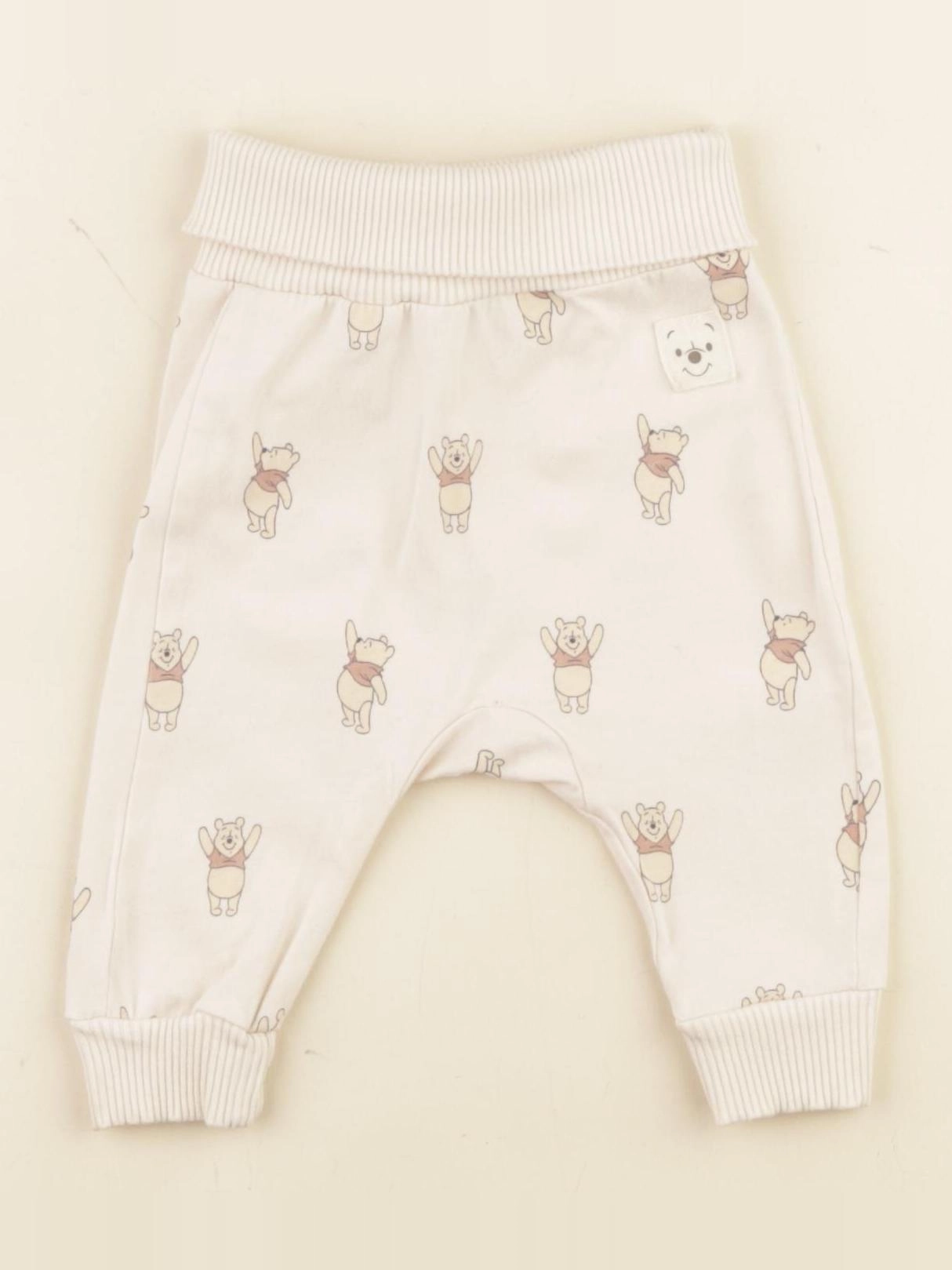 H&M - sarouel beige - 2/4 mois