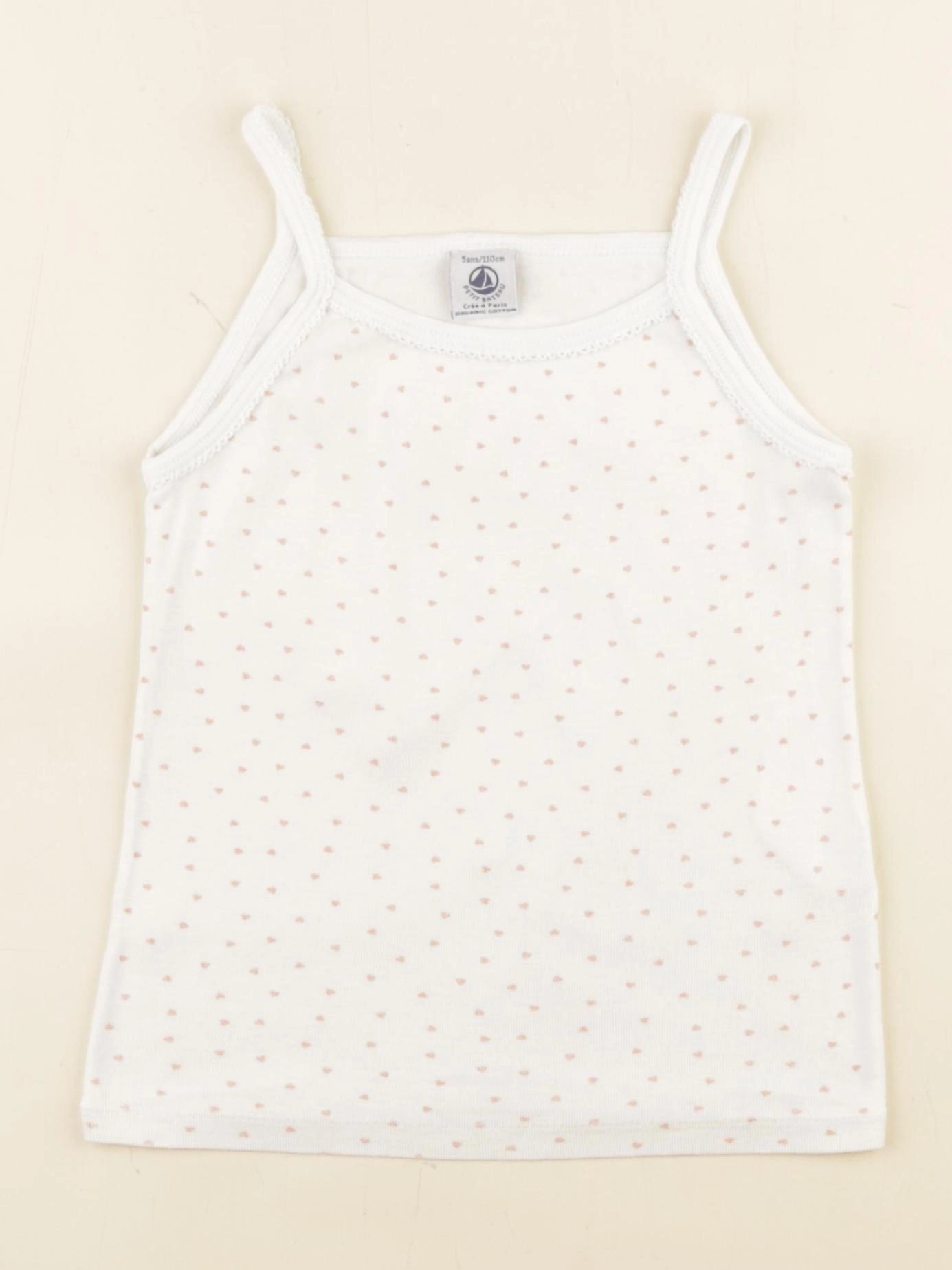 Petit Bateau - maillot de corps rose - 5 ans