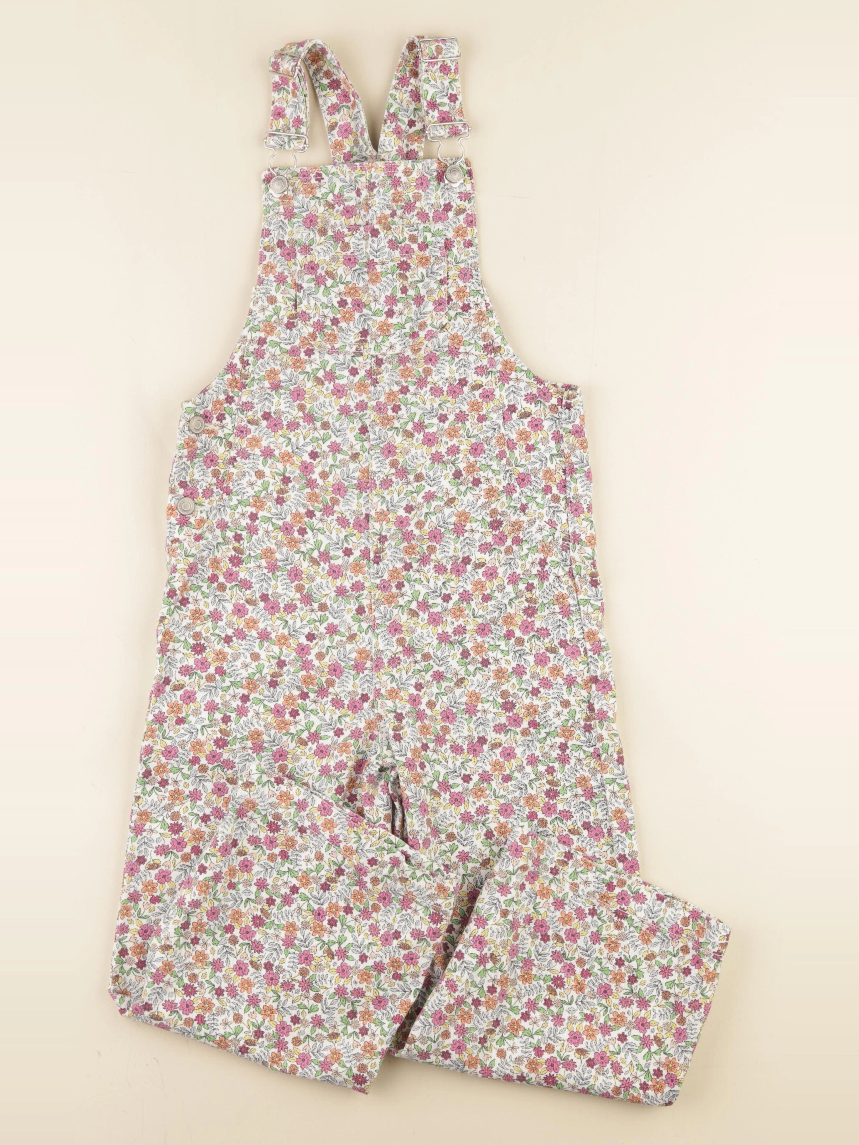 Vertbaudet - salopette multicolore - 8 ans