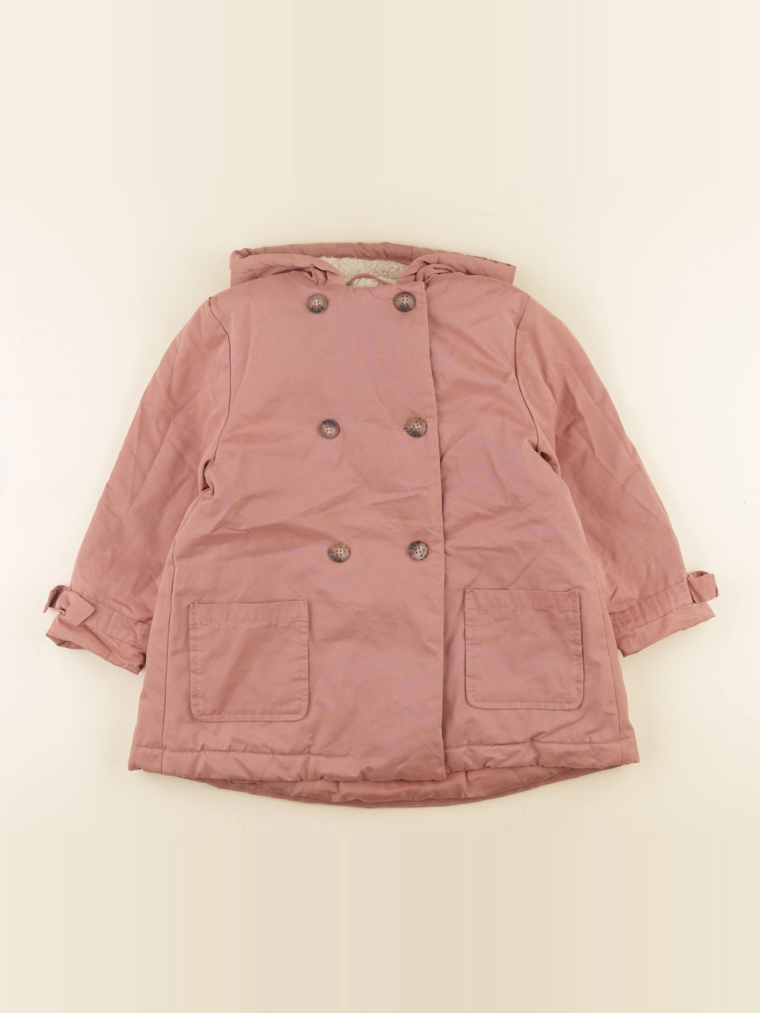 Vertbaudet - parka rose - 8 ans