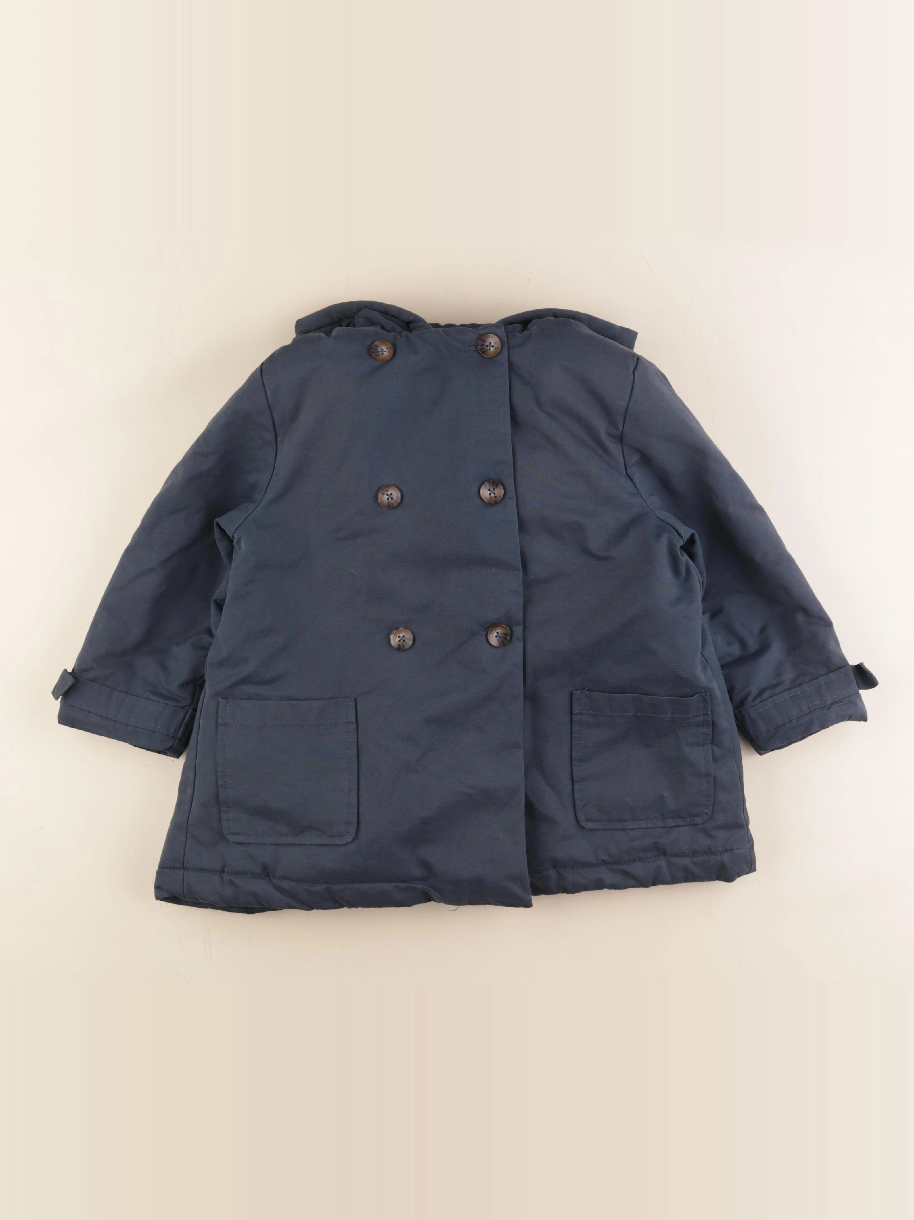 Vertbaudet - parka bleu - 7 ans