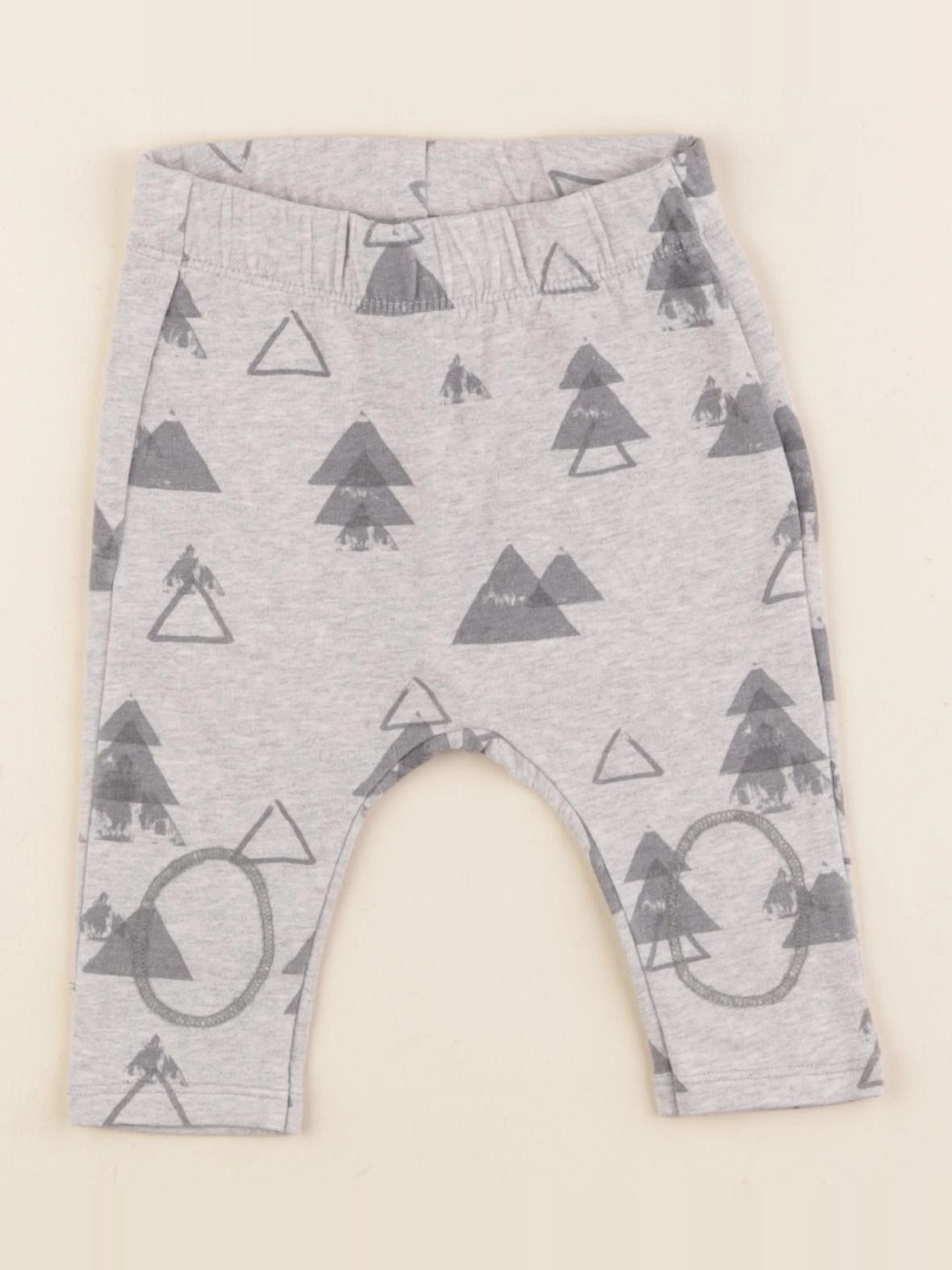 Zara - sarouel gris - 3/6 mois