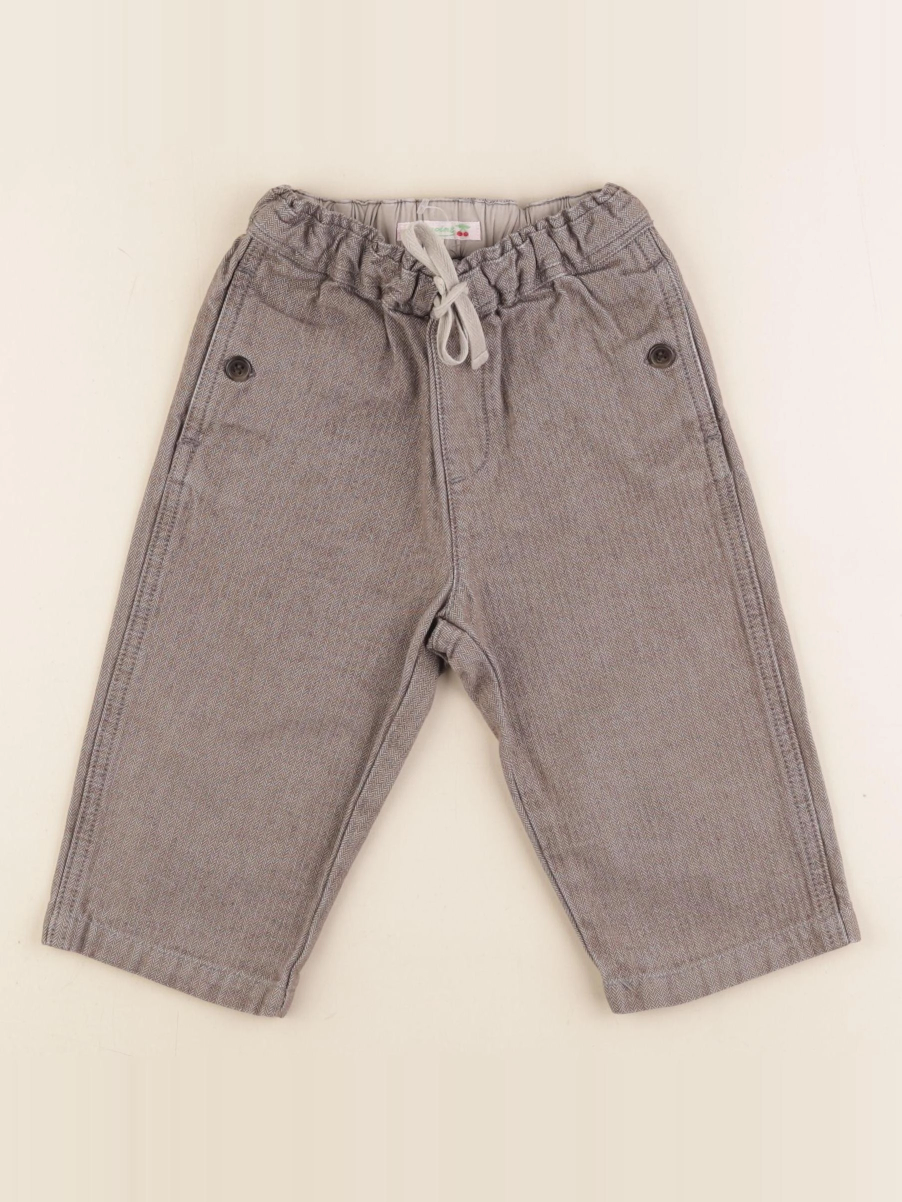 Bonpoint - pantalon marron - 12 mois