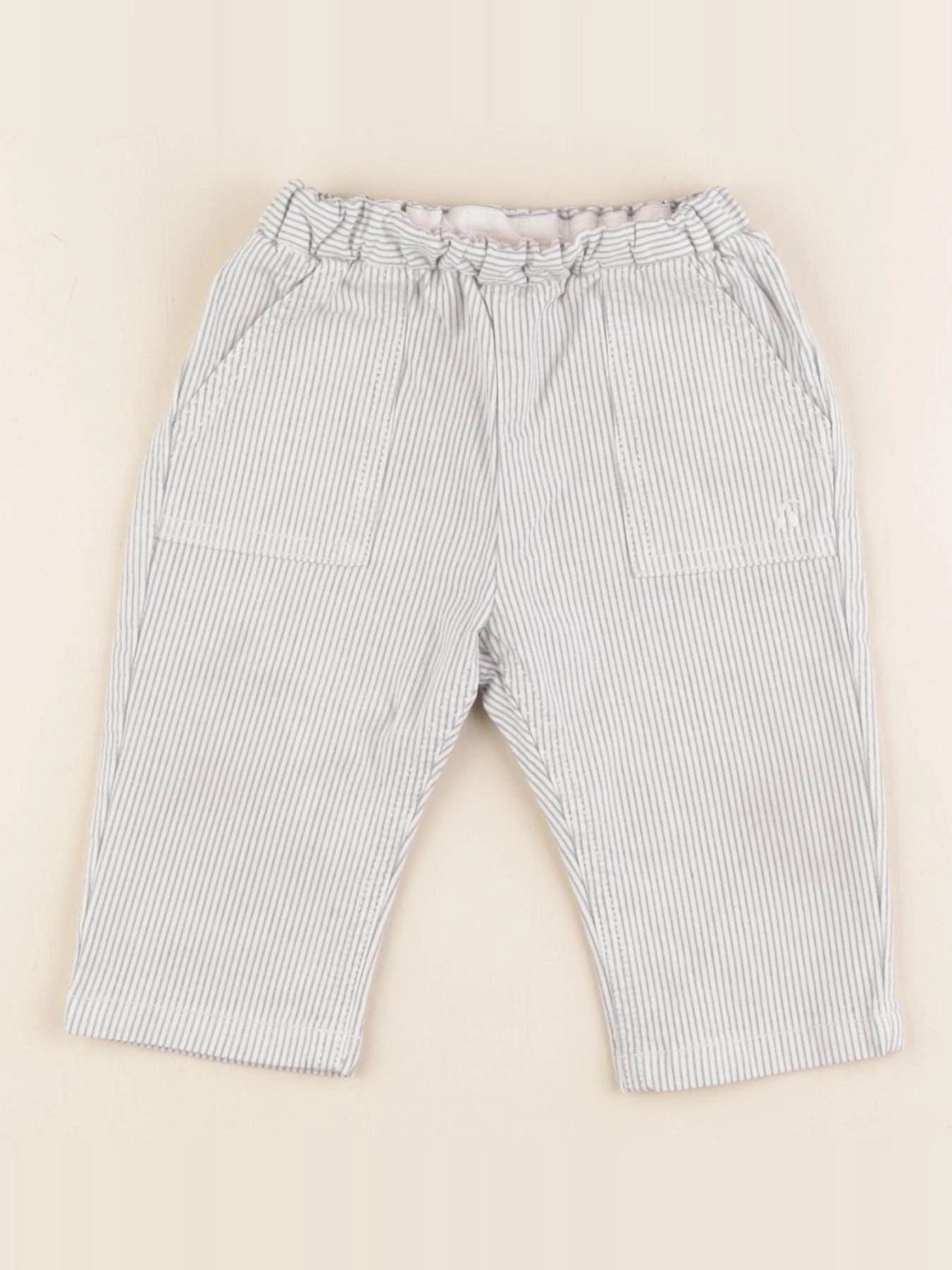 Bonpoint - pantalon bleu - 6 mois