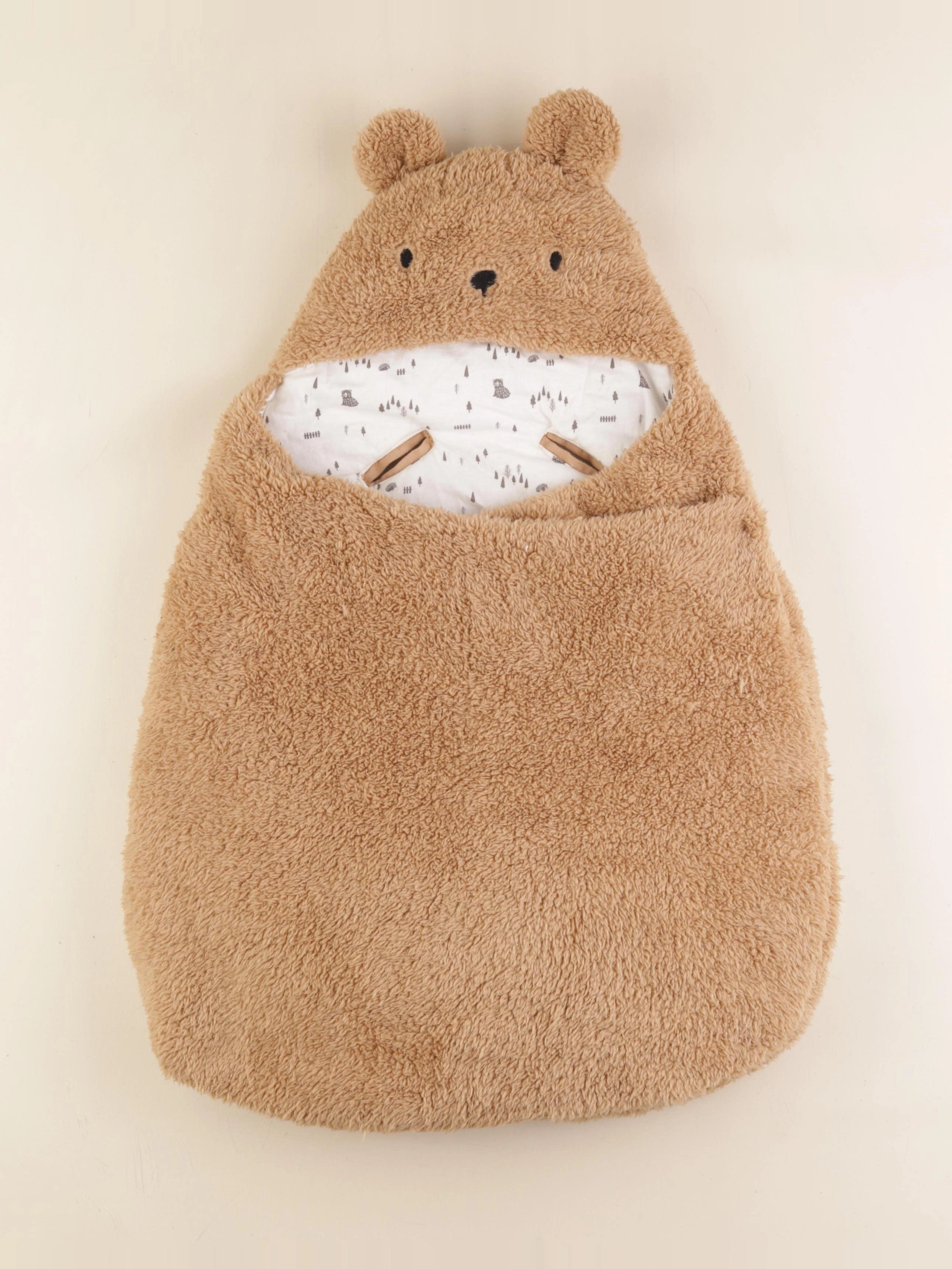 Vertbaudet - nid d'ange marron - 0/6 mois