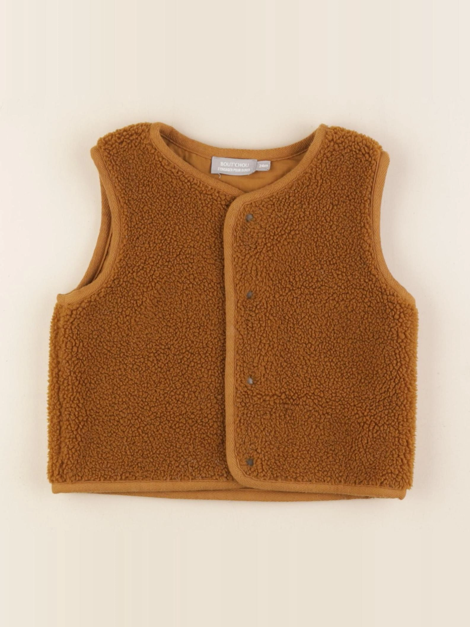 Boutchou - gilet marron - 24 mois