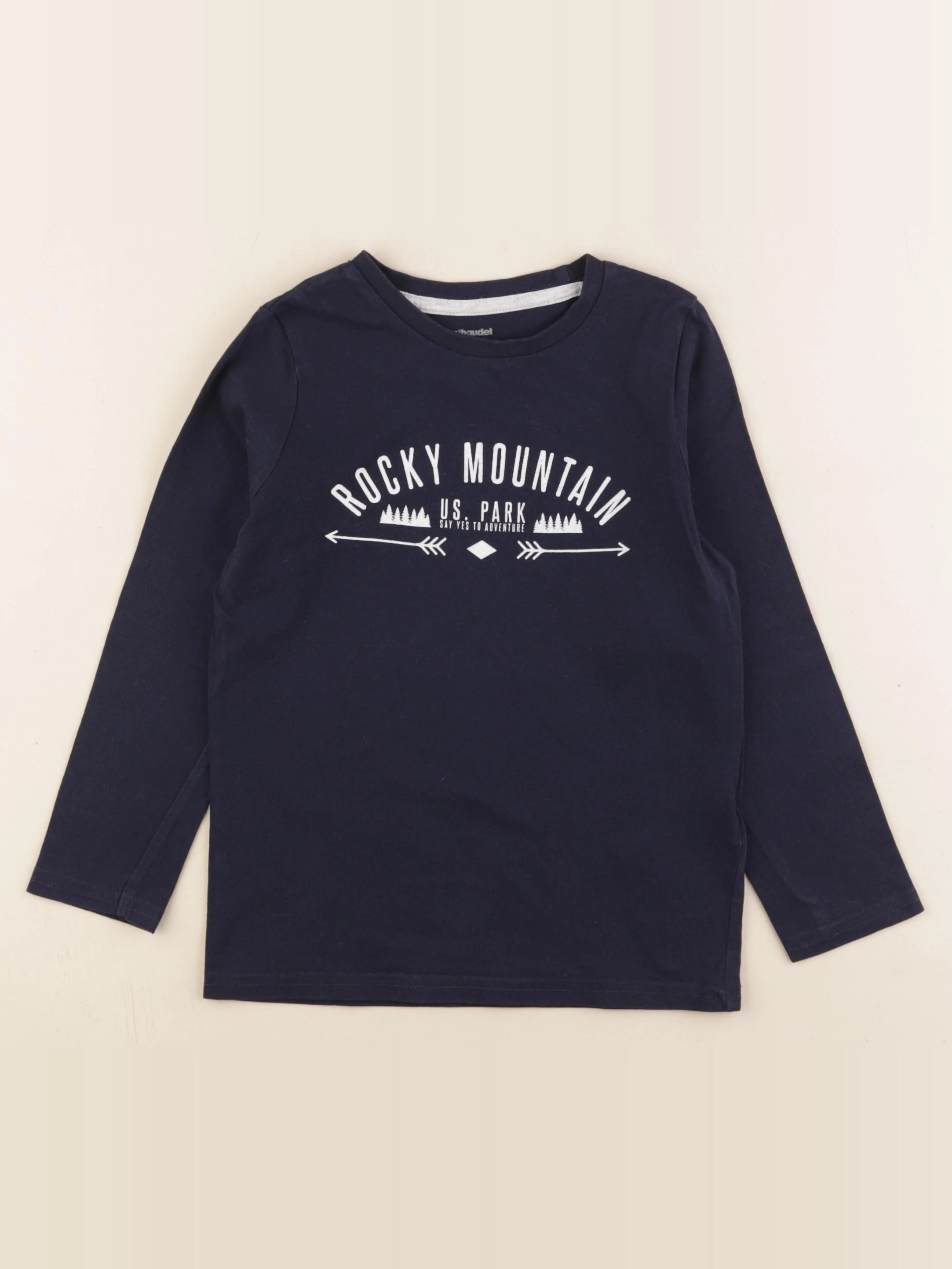 Vertbaudet - tee-shirt bleu - 6 ans