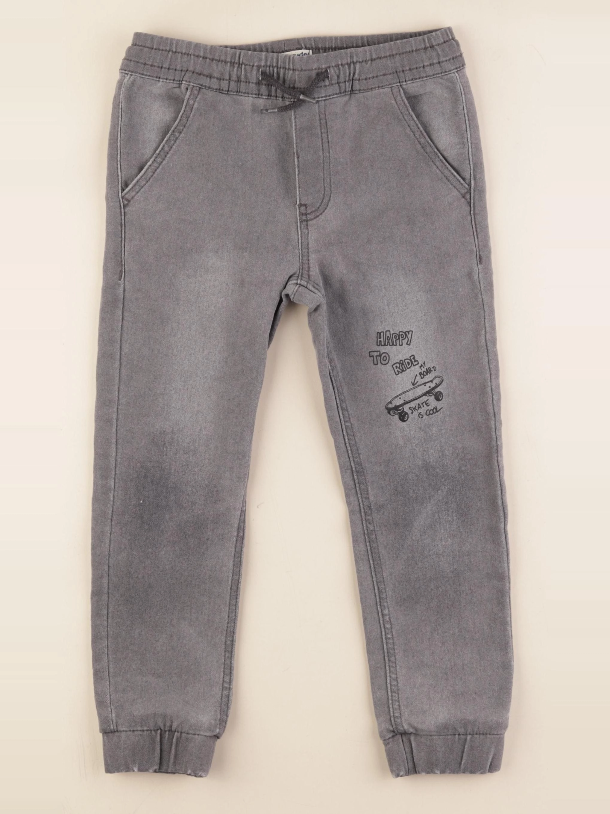 Vertbaudet - jean gris - 6 ans