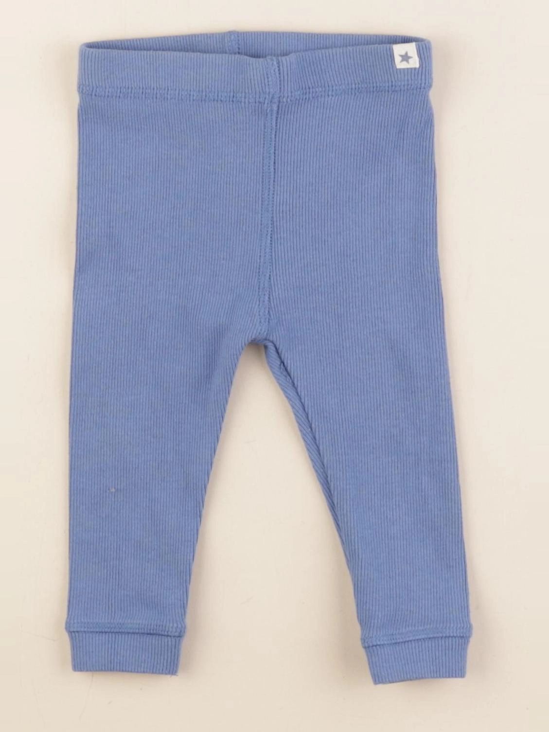 Zara - legging bleu - 6/9 mois