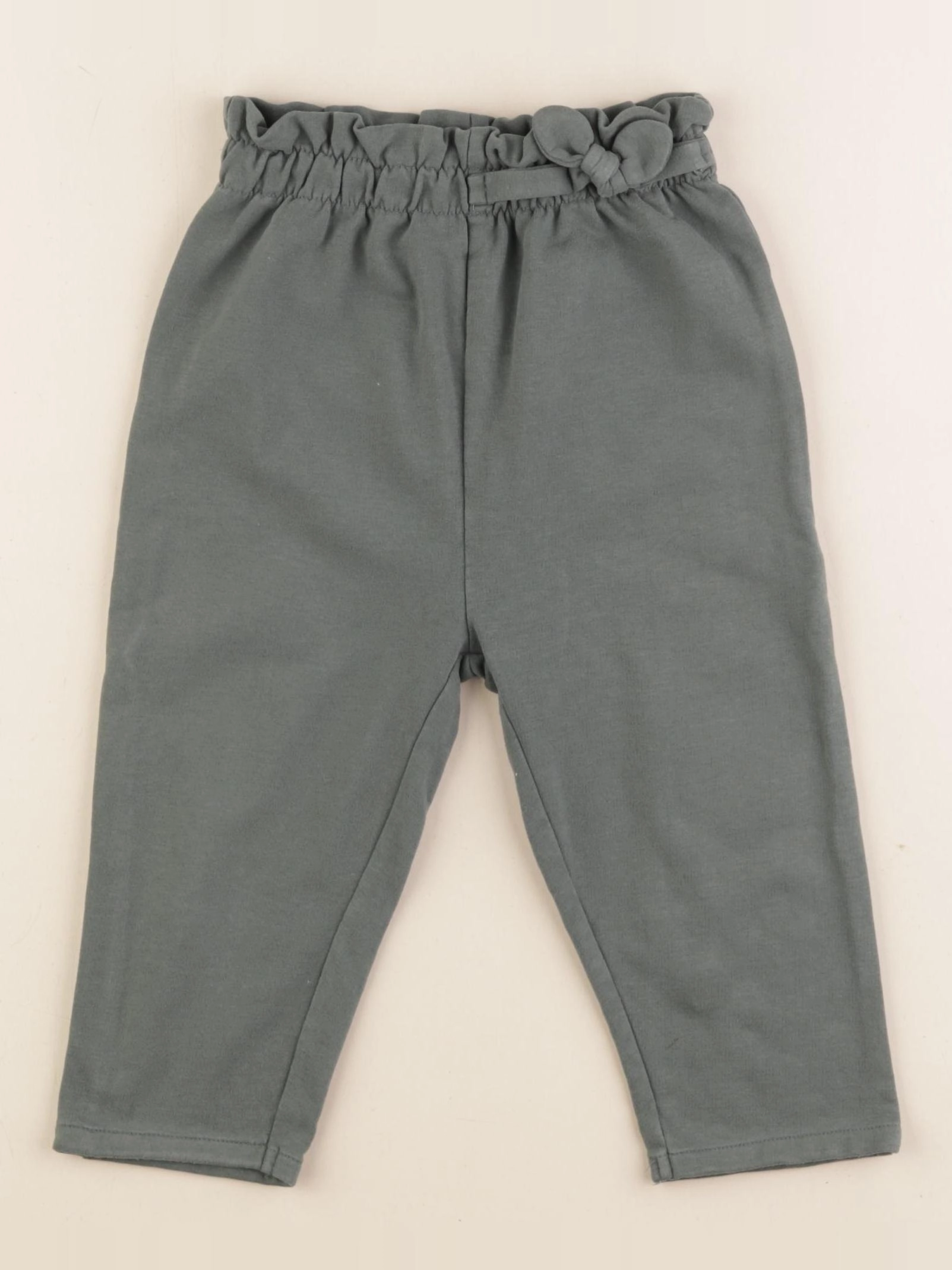 Vertbaudet - pantalon vert - 24 mois