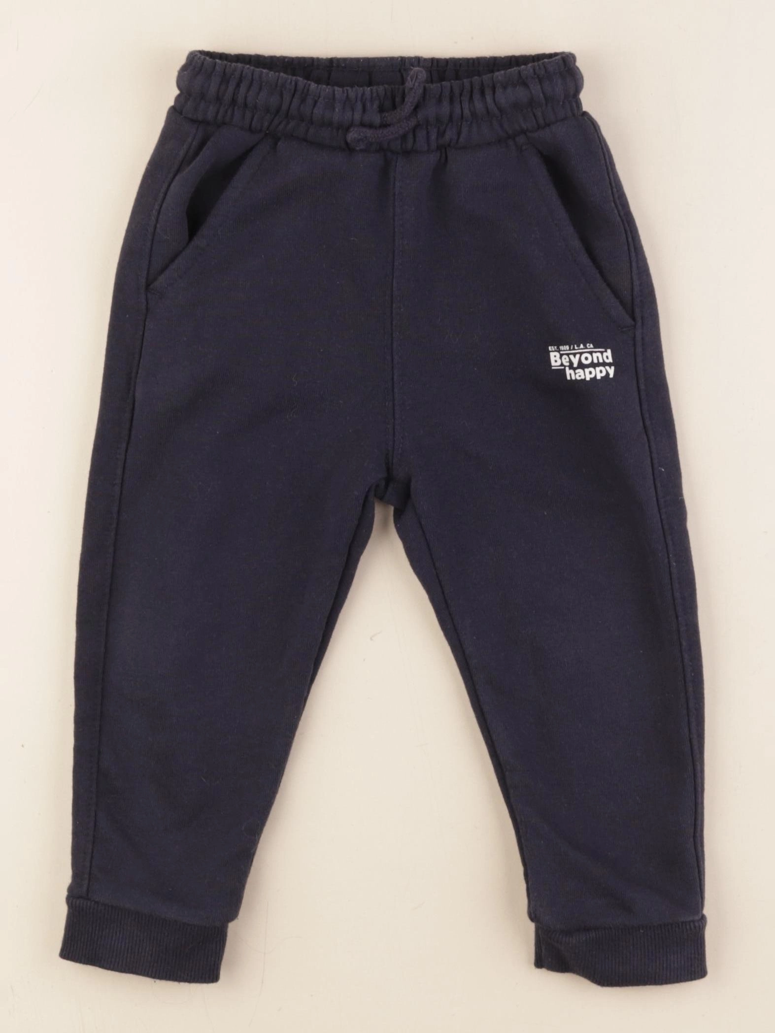 Zara - jogging bleu - 18/24 mois