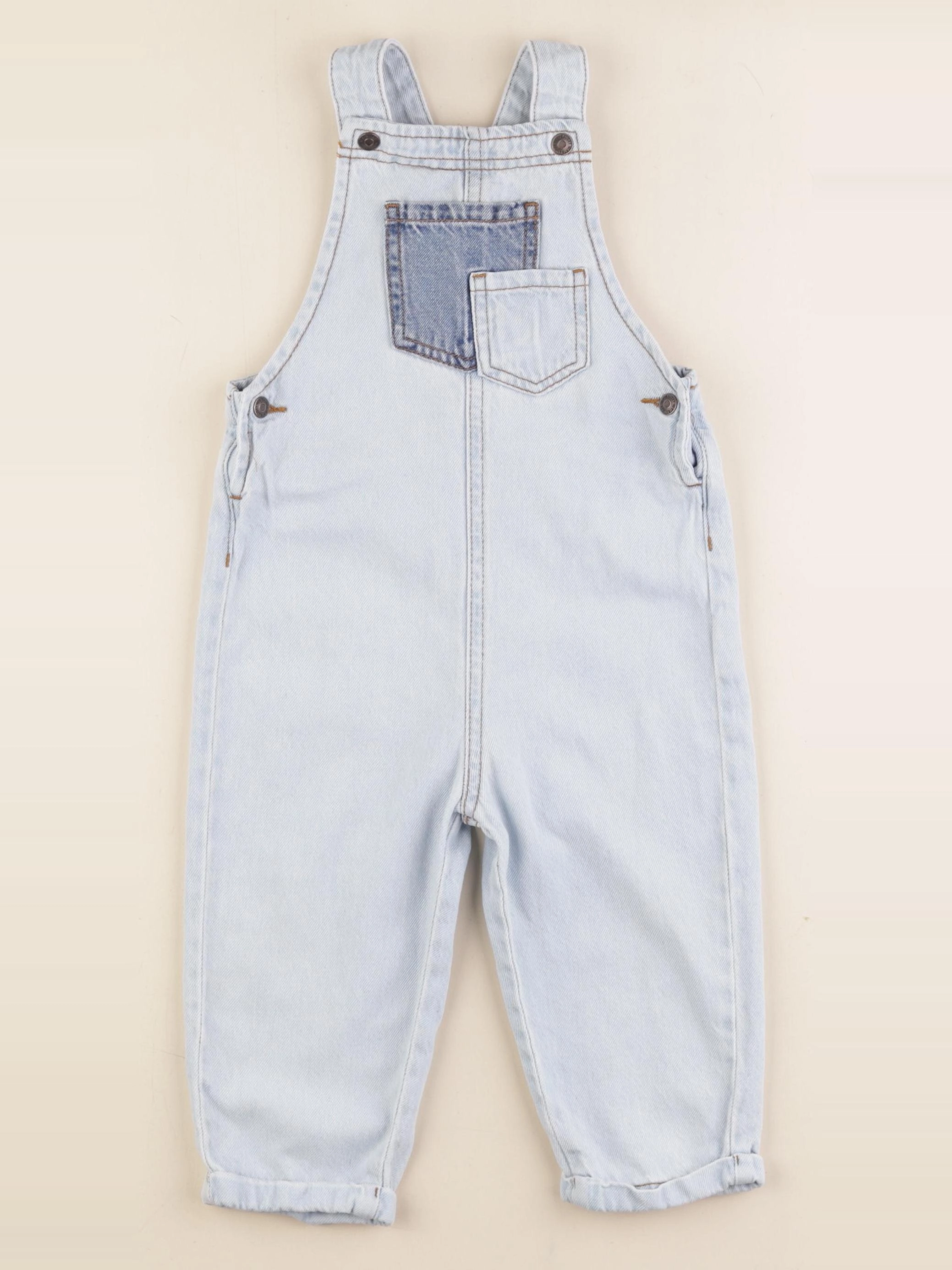 Vertbaudet - salopette bleu - 2 ans