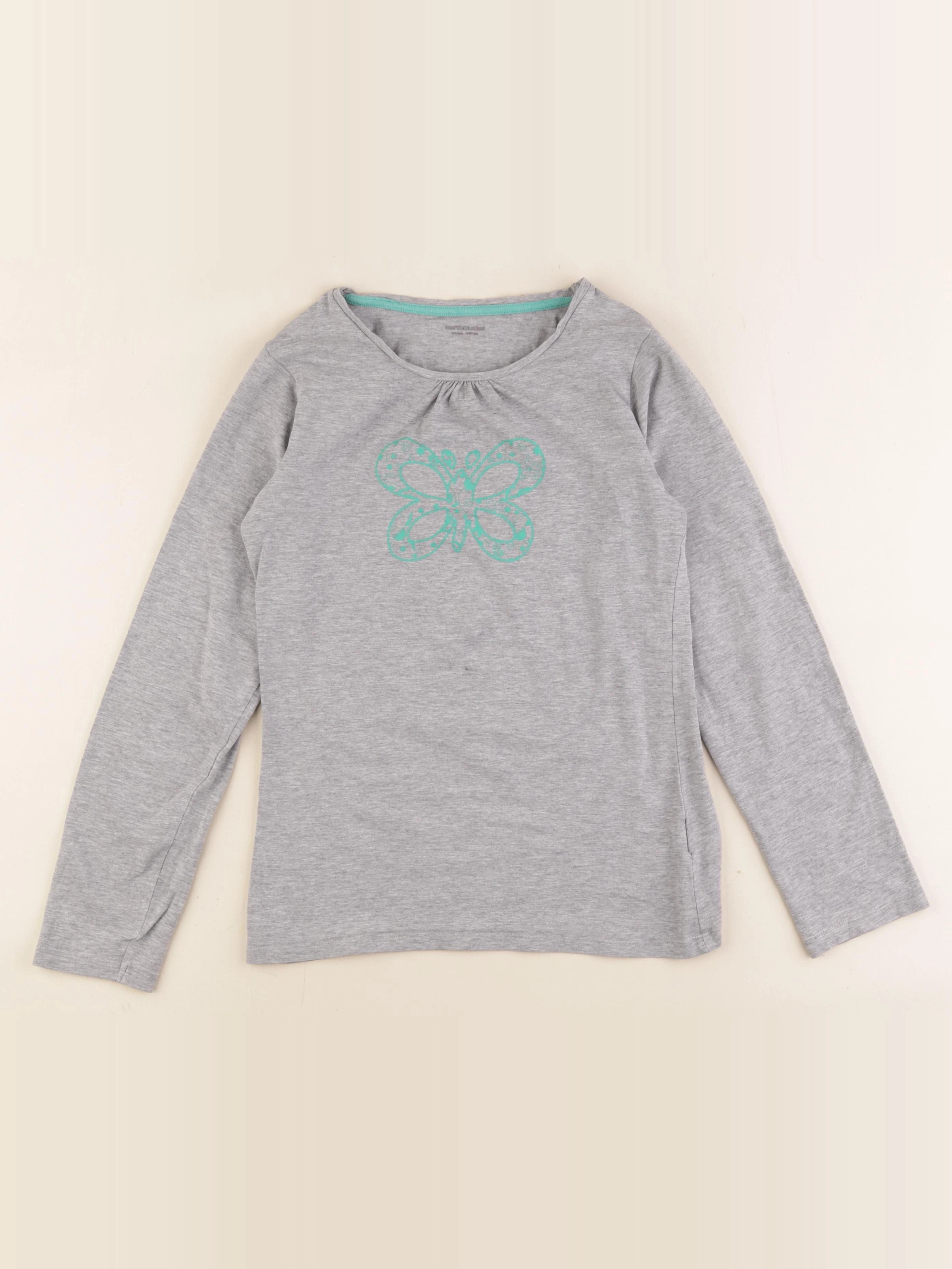 Vertbaudet - tee-shirt gris - 12 ans