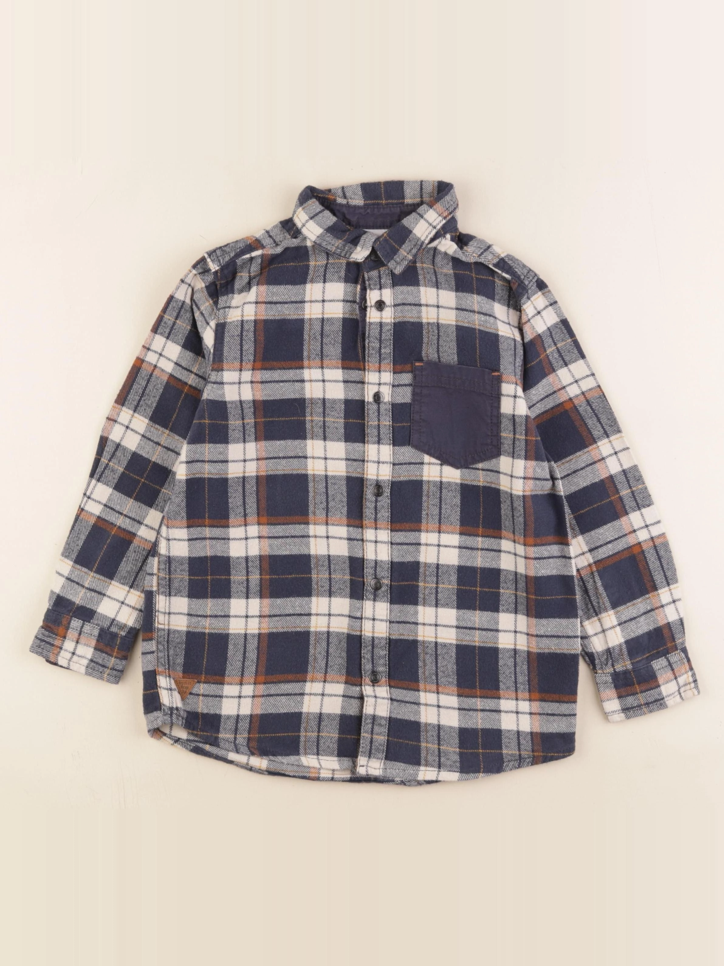 Vertbaudet - chemise bleu - 8 ans