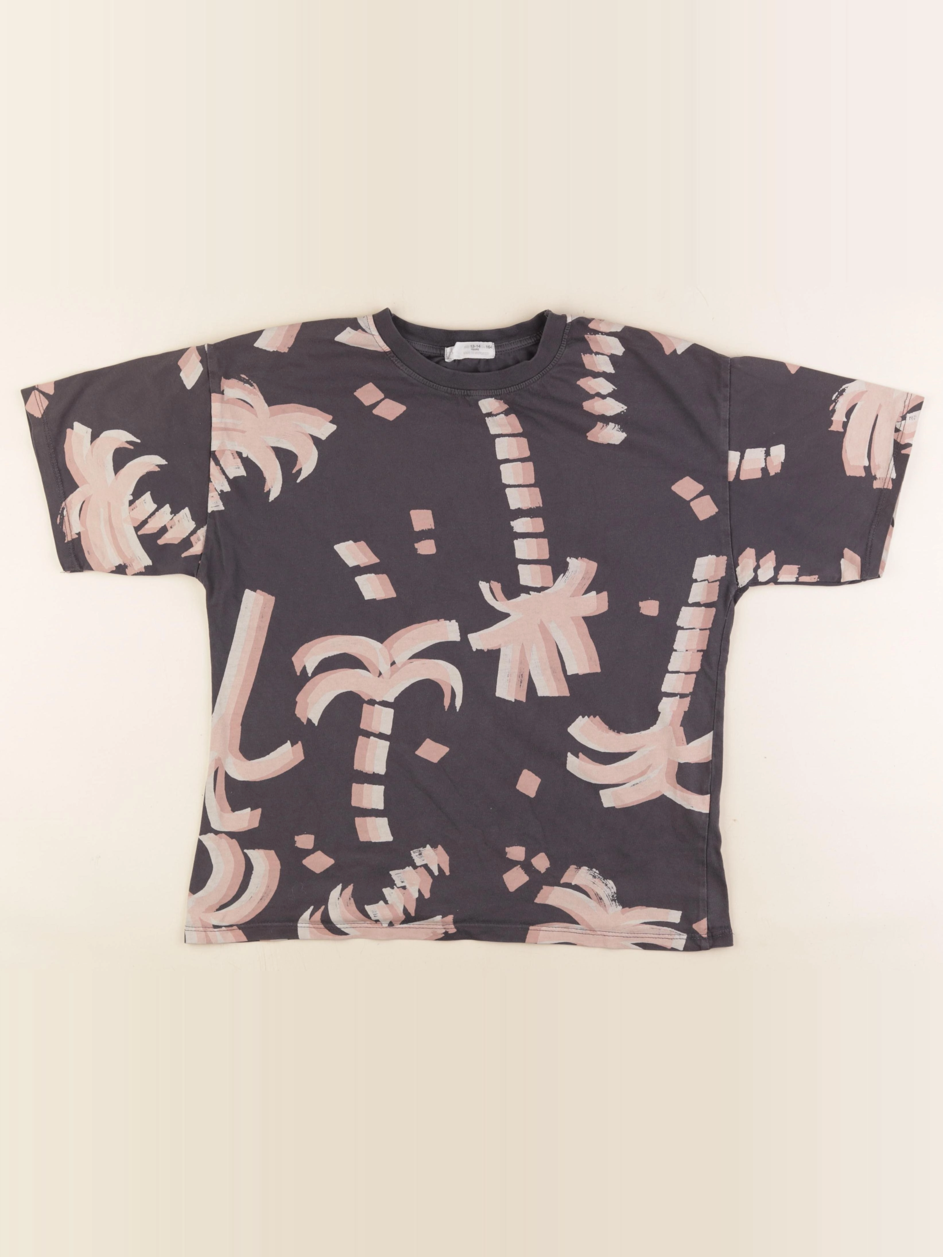 Zara - tee-shirt gris - 13/14 ans