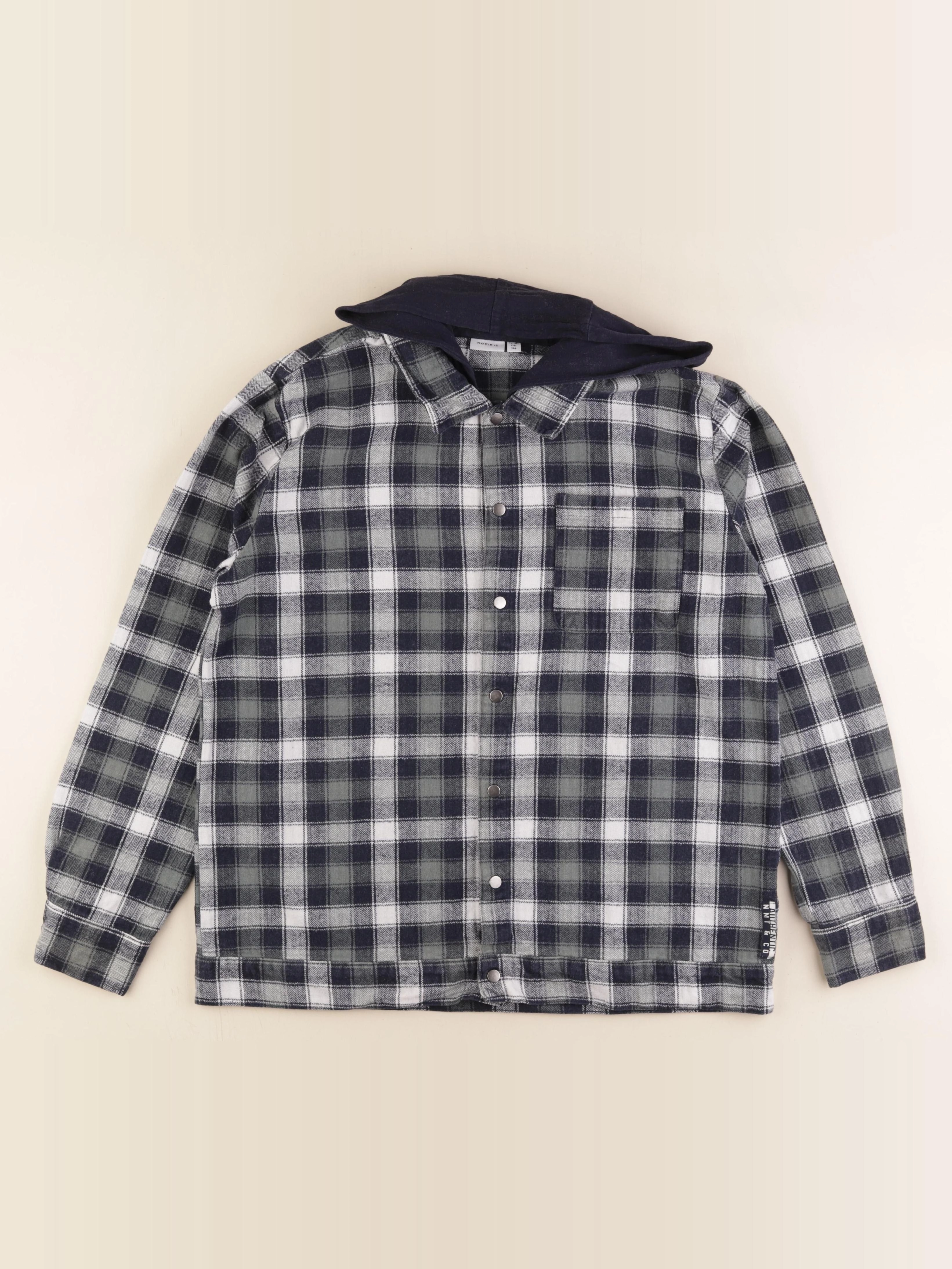 Name it - sur-chemise bleu, vert - 13/14 ans