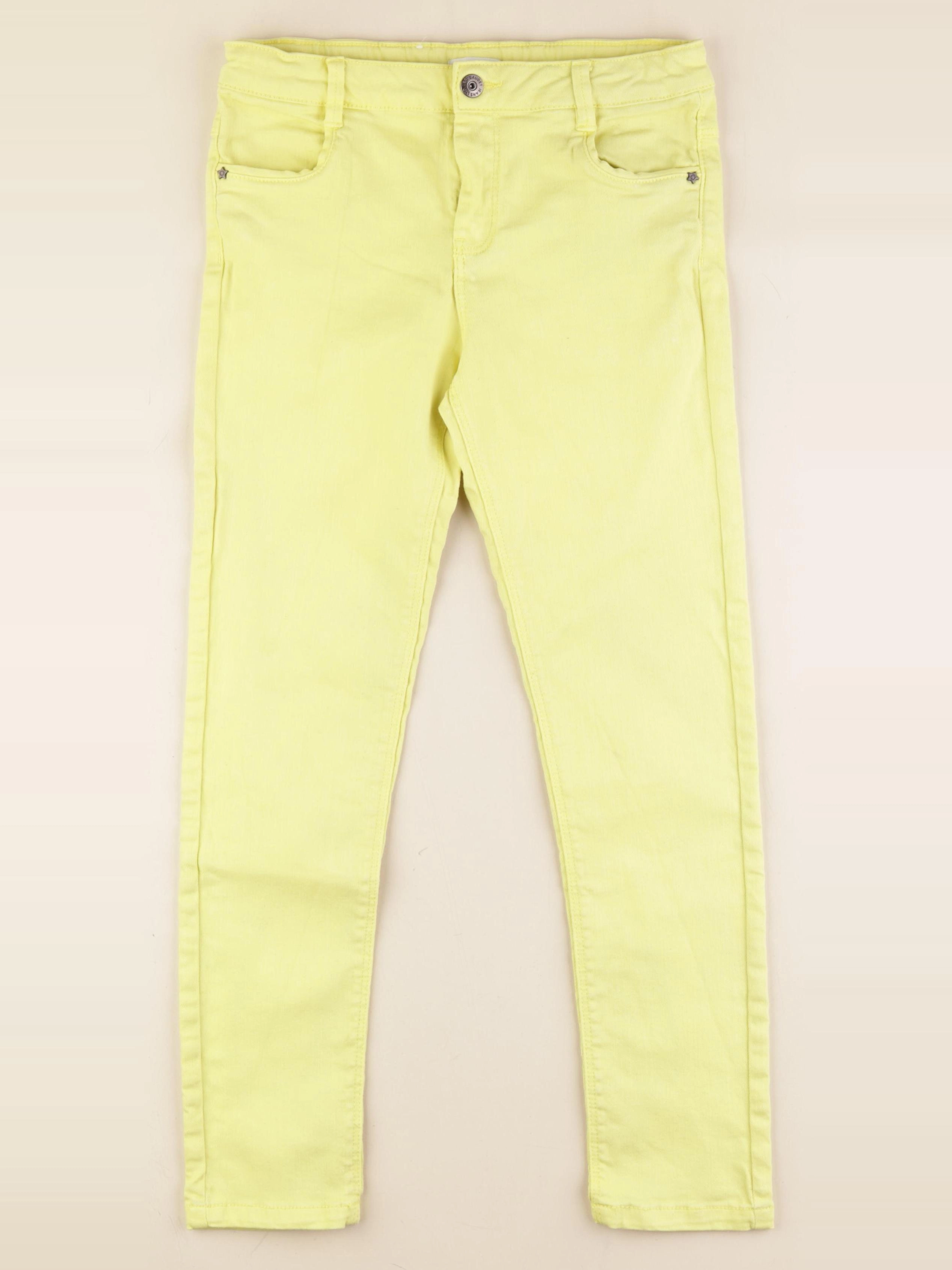 Vertbaudet - pantalon jaune - 10 ans