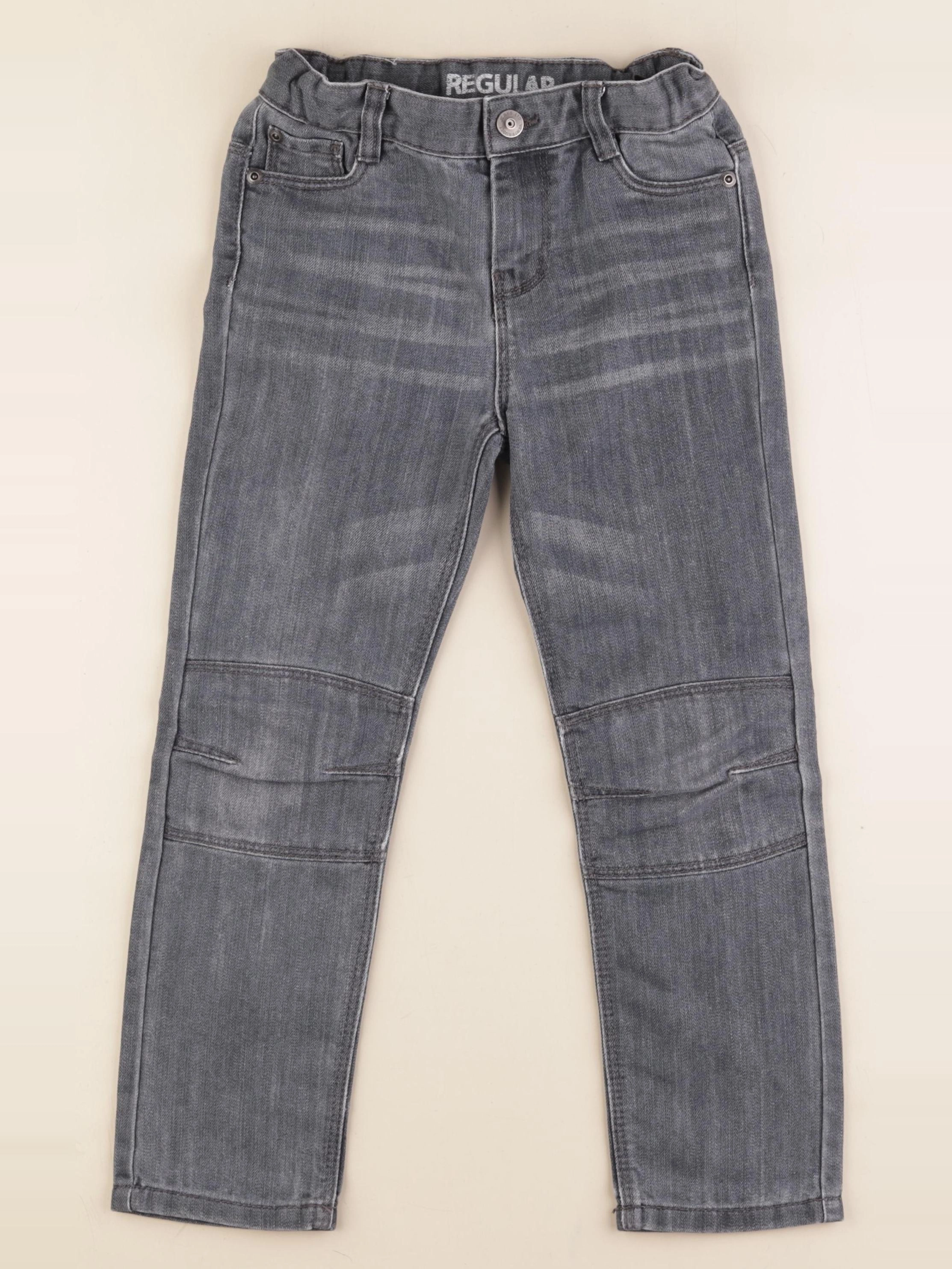 Vertbaudet - jean gris - 8 ans