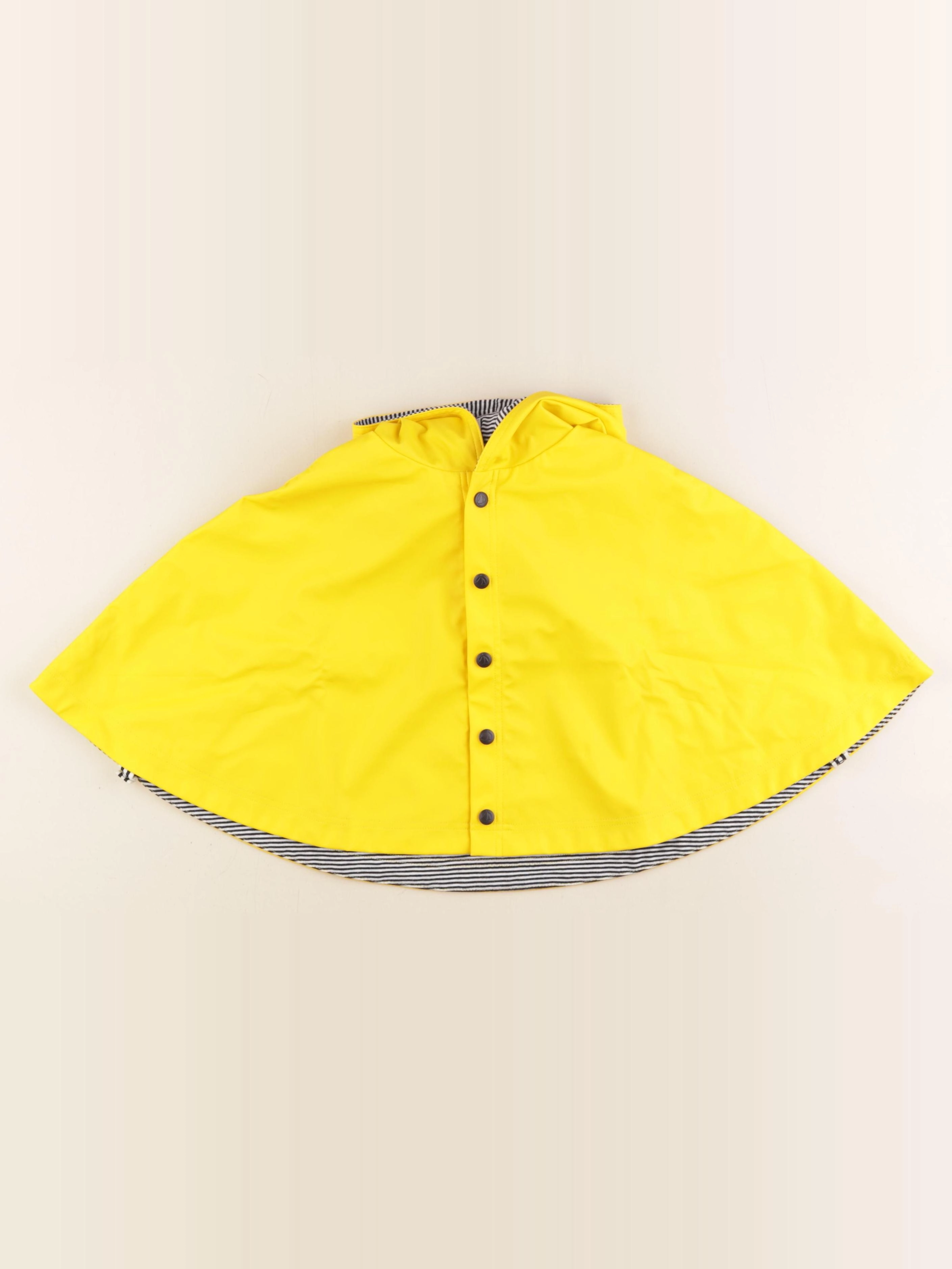 Petit Bateau - cape imperméable jaune - 6/12 mois
