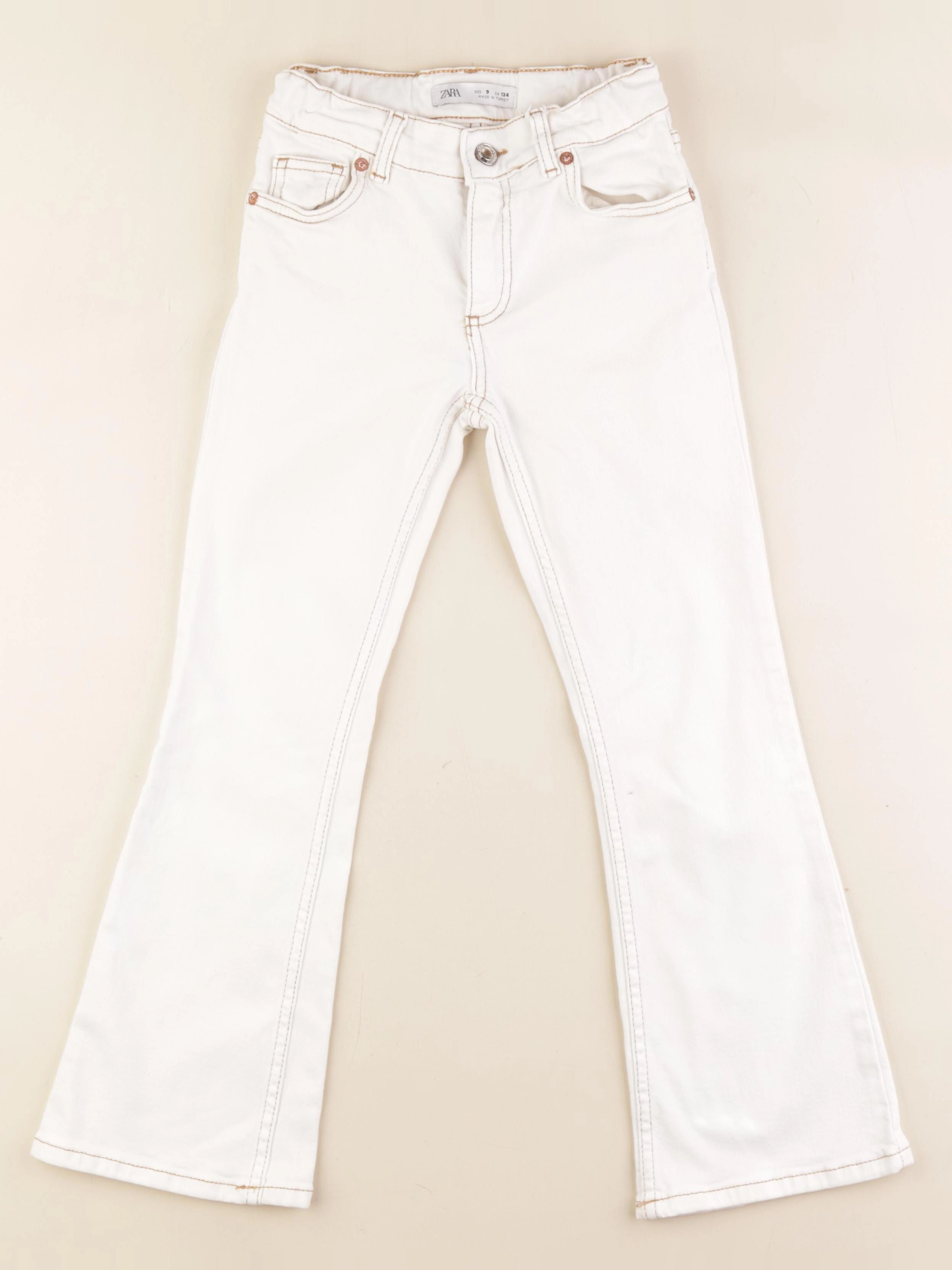 Zara - jean blanc - 9 ans