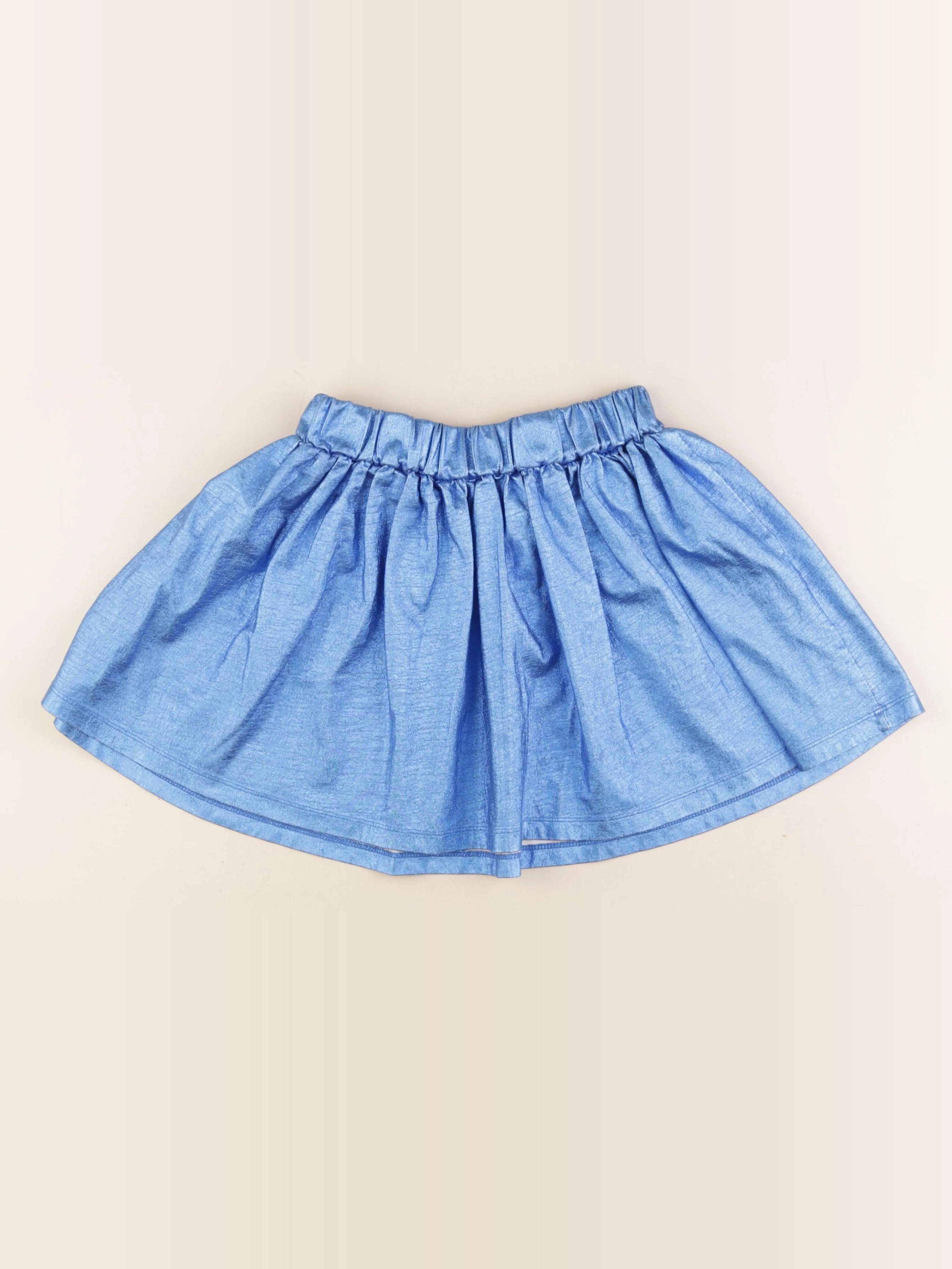 Finger in the nose - jupe bleu - 8/9 ans