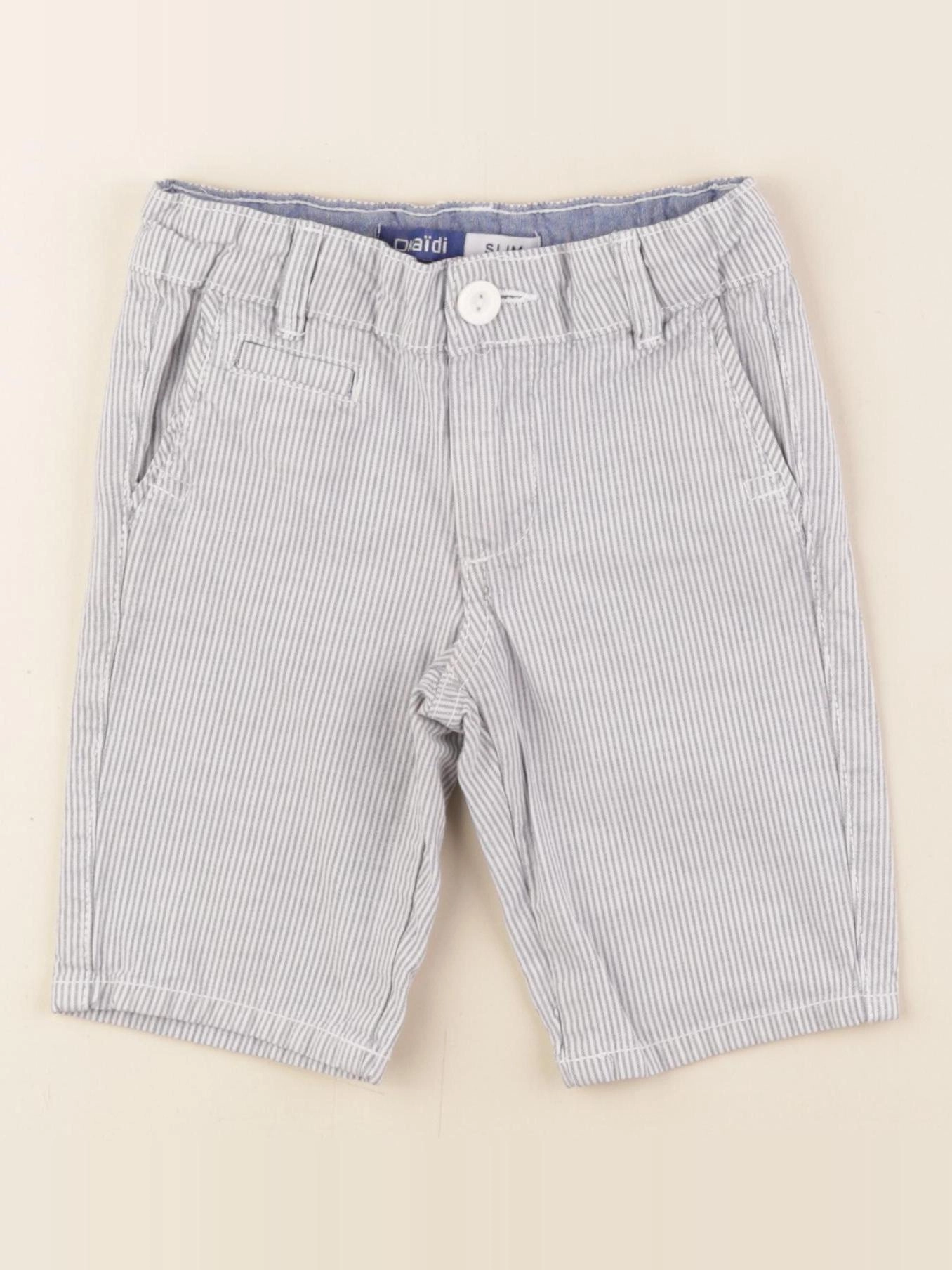 Okaidi - short blanc, bleu - 3 ans