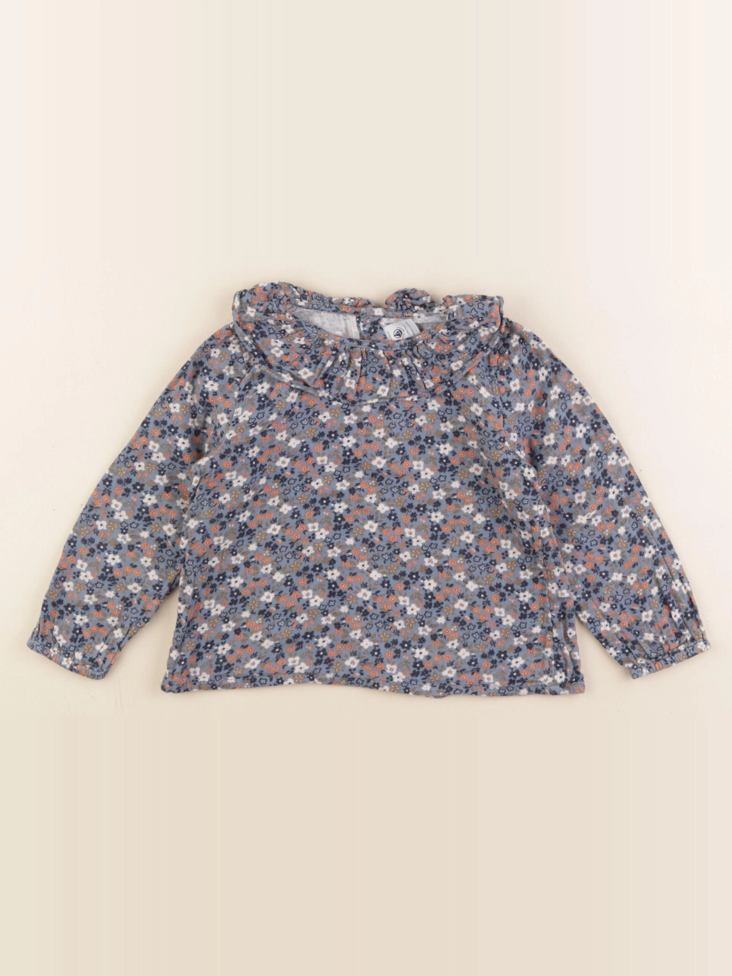 Petit Bateau - blouse multicolore - 36 mois