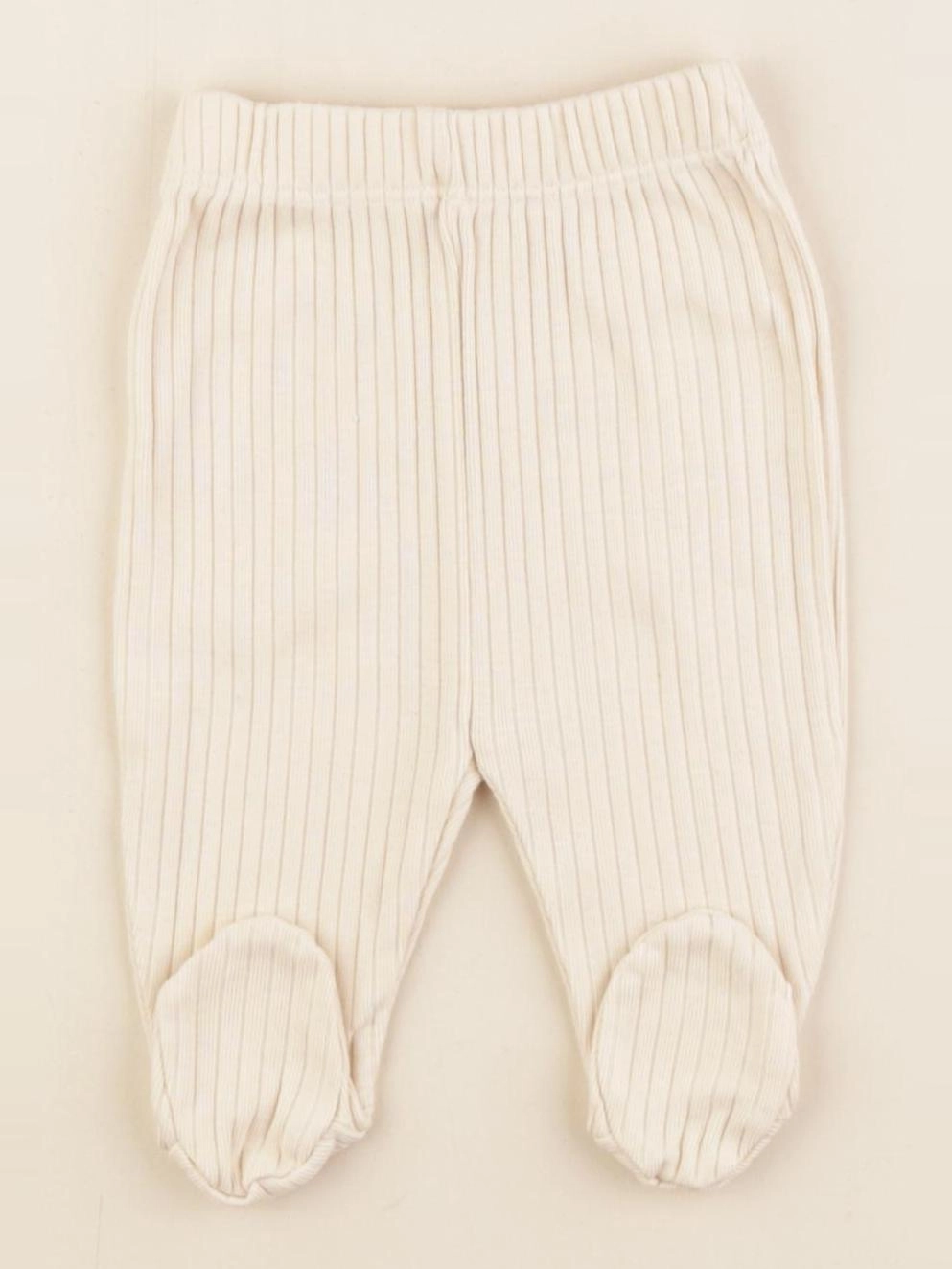 Vertbaudet - legging beige - 0 mois