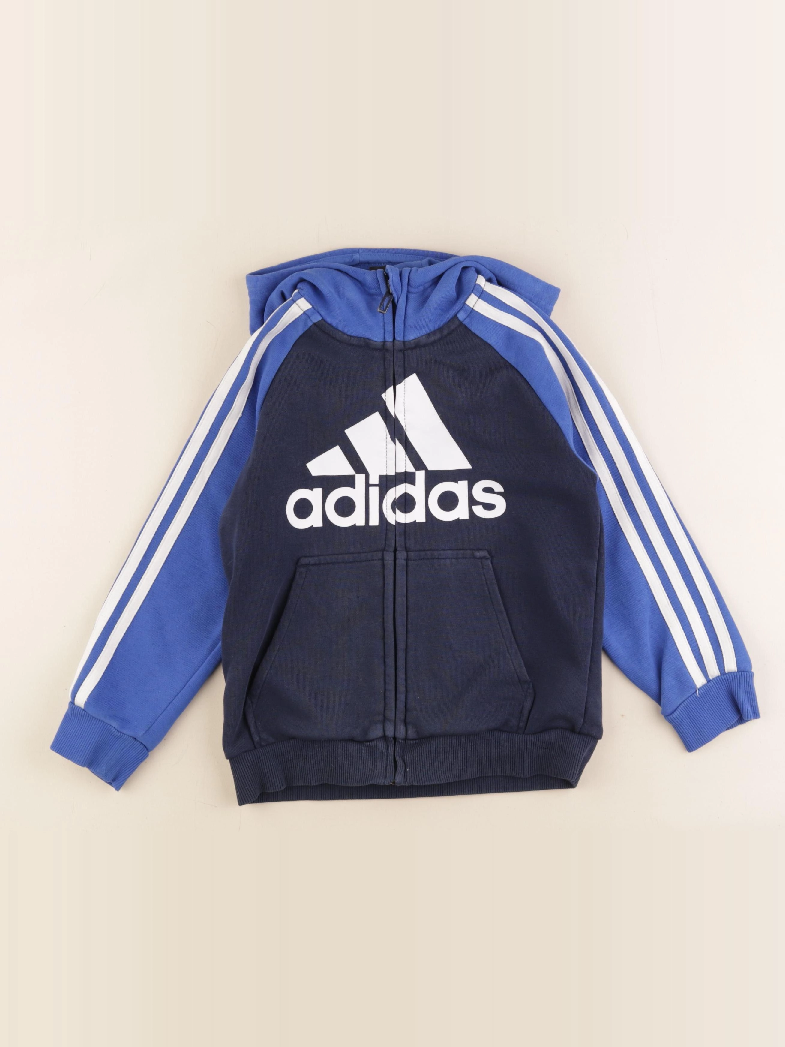 Adidas - sweat bleu - 4/5 ans