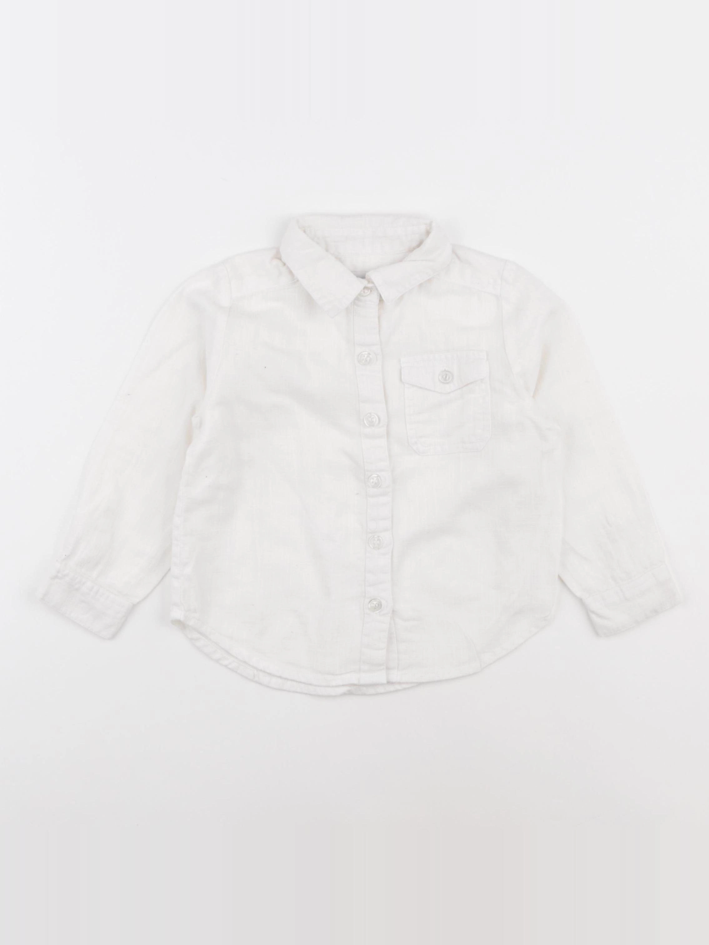 Cadet Rousselle - chemise blanc - 3 ans