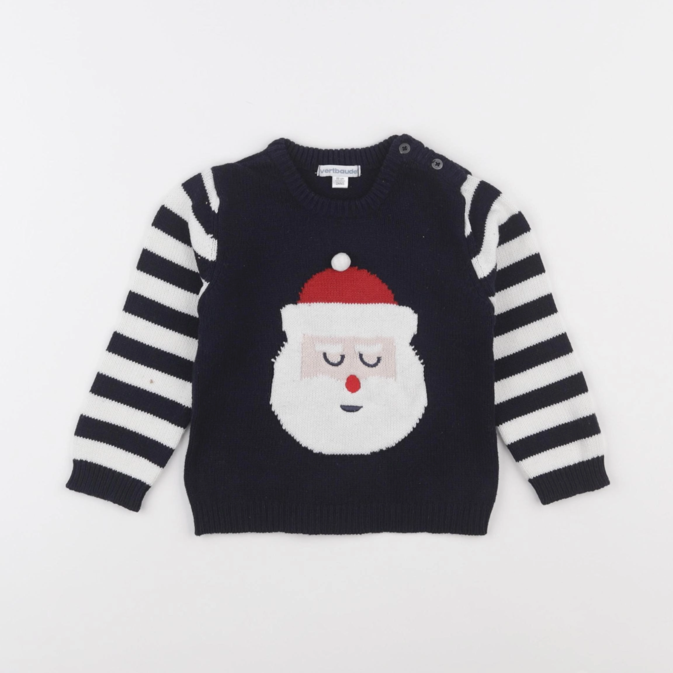Vertbaudet - pull bleu - 2 ans