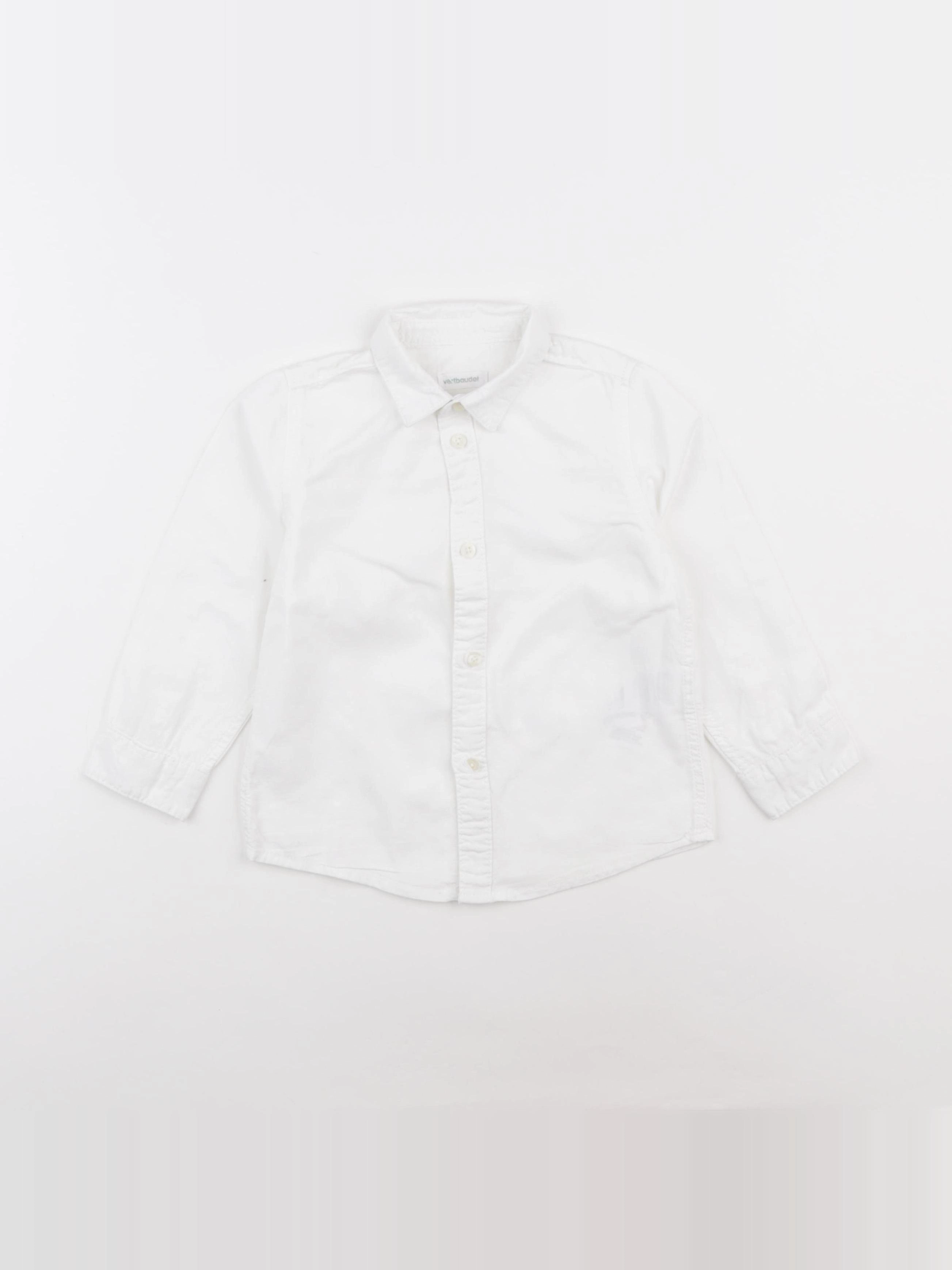 Vertbaudet - chemise blanc - 3 ans