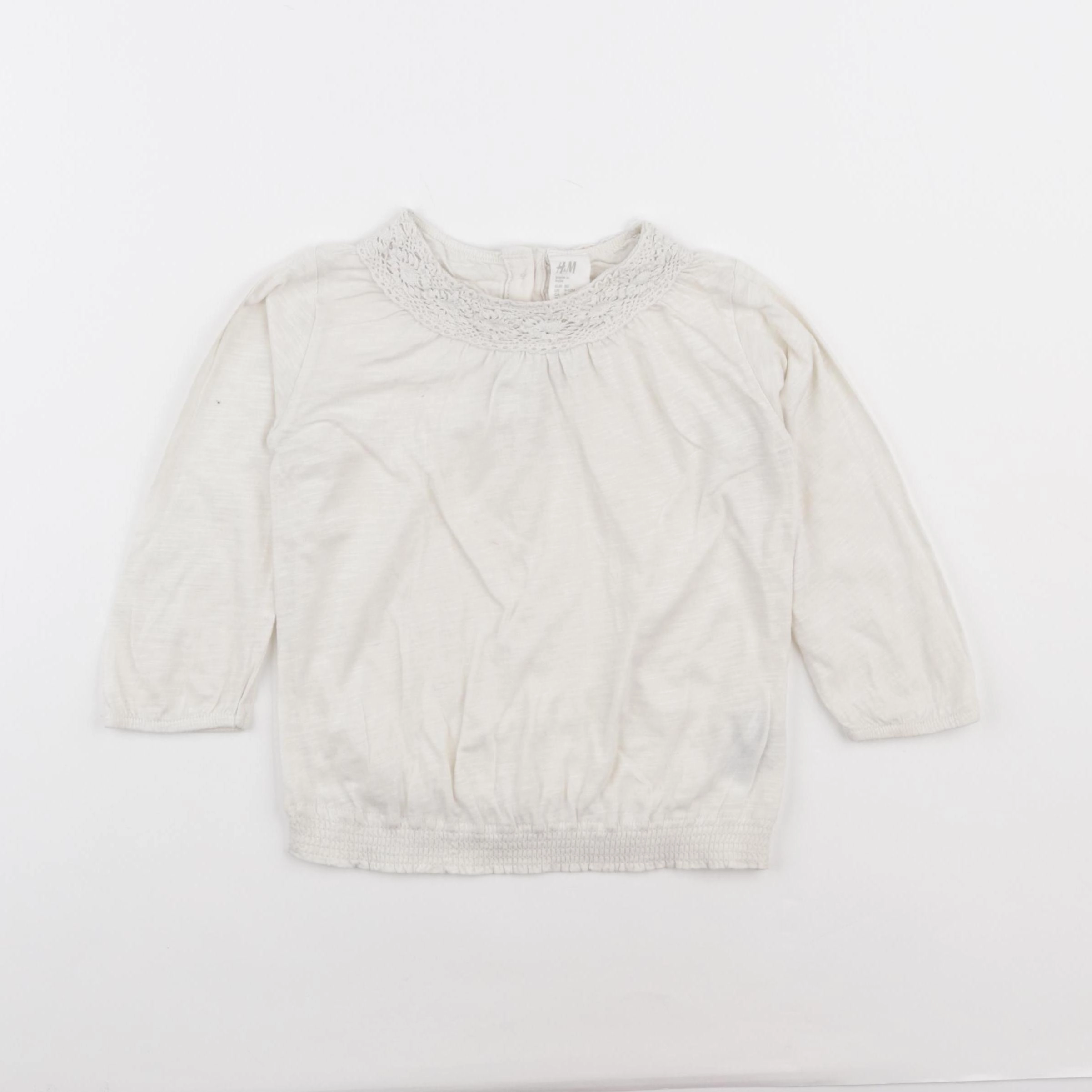 H&M - tee-shirt blanc - 9/12 mois