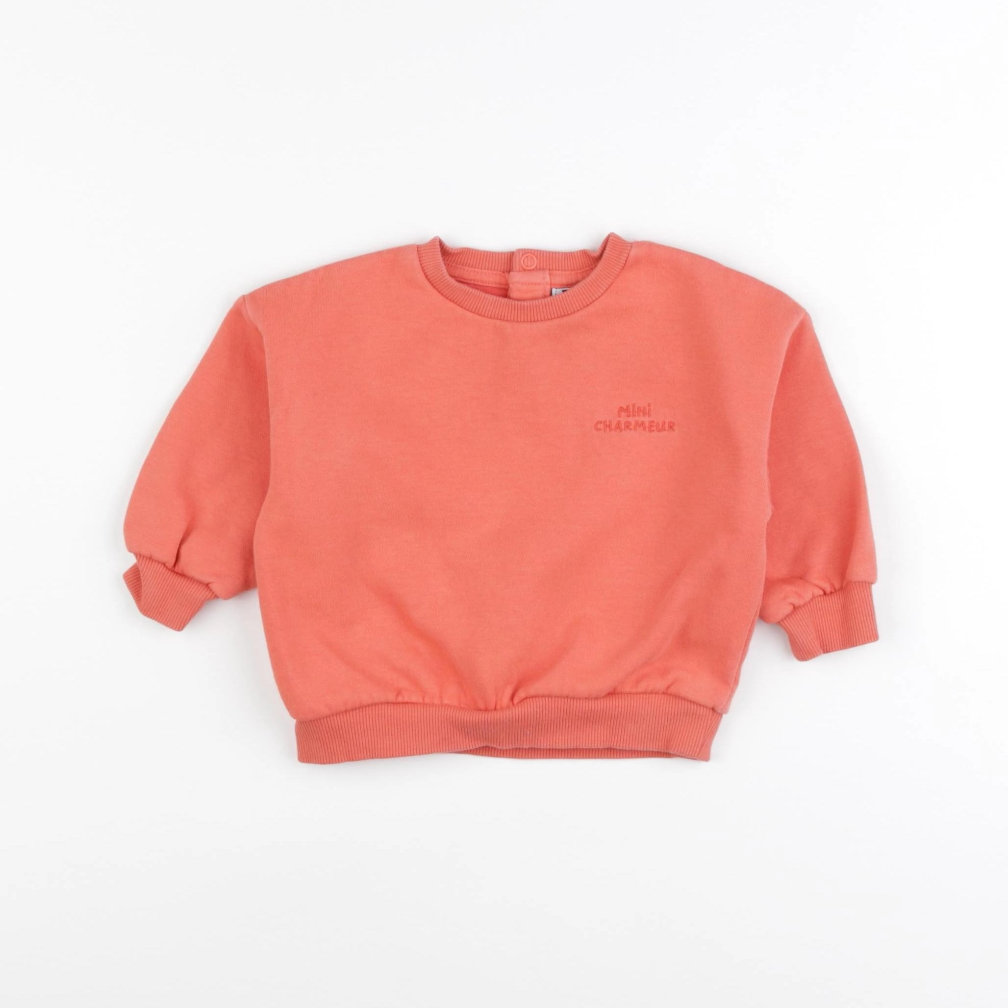 Tape à l'oeil - sweat orange - 9 mois