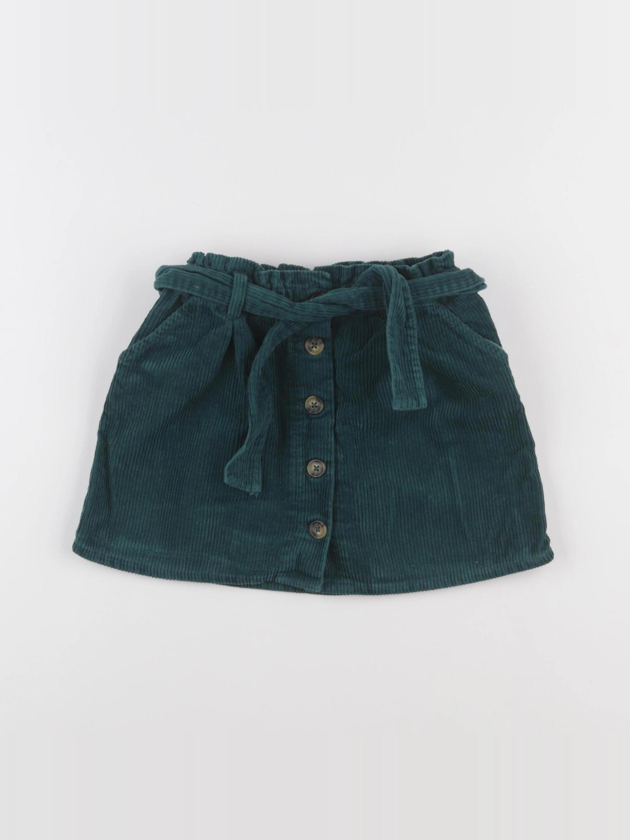 Vertbaudet - jupe vert - 7 ans