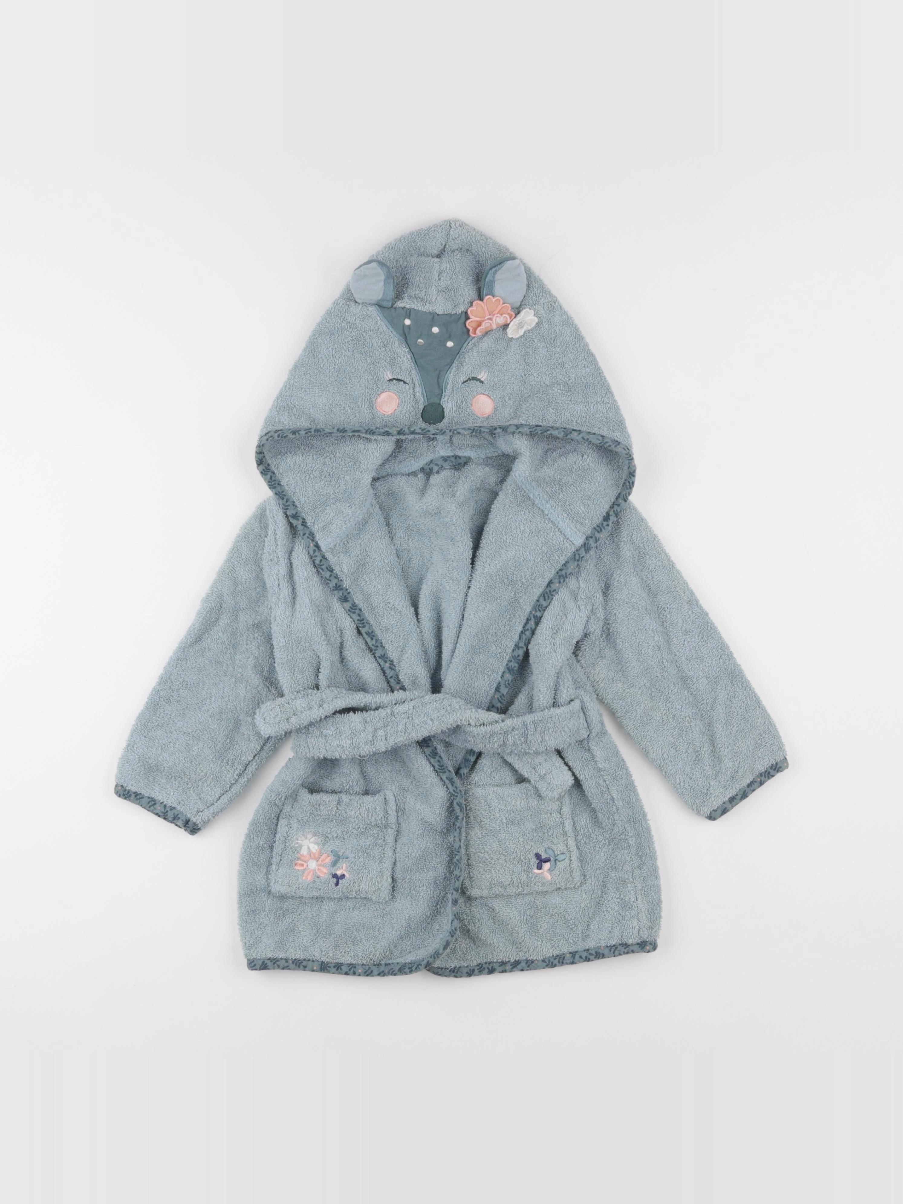 Vertbaudet - peignoir bleu - 3 ans