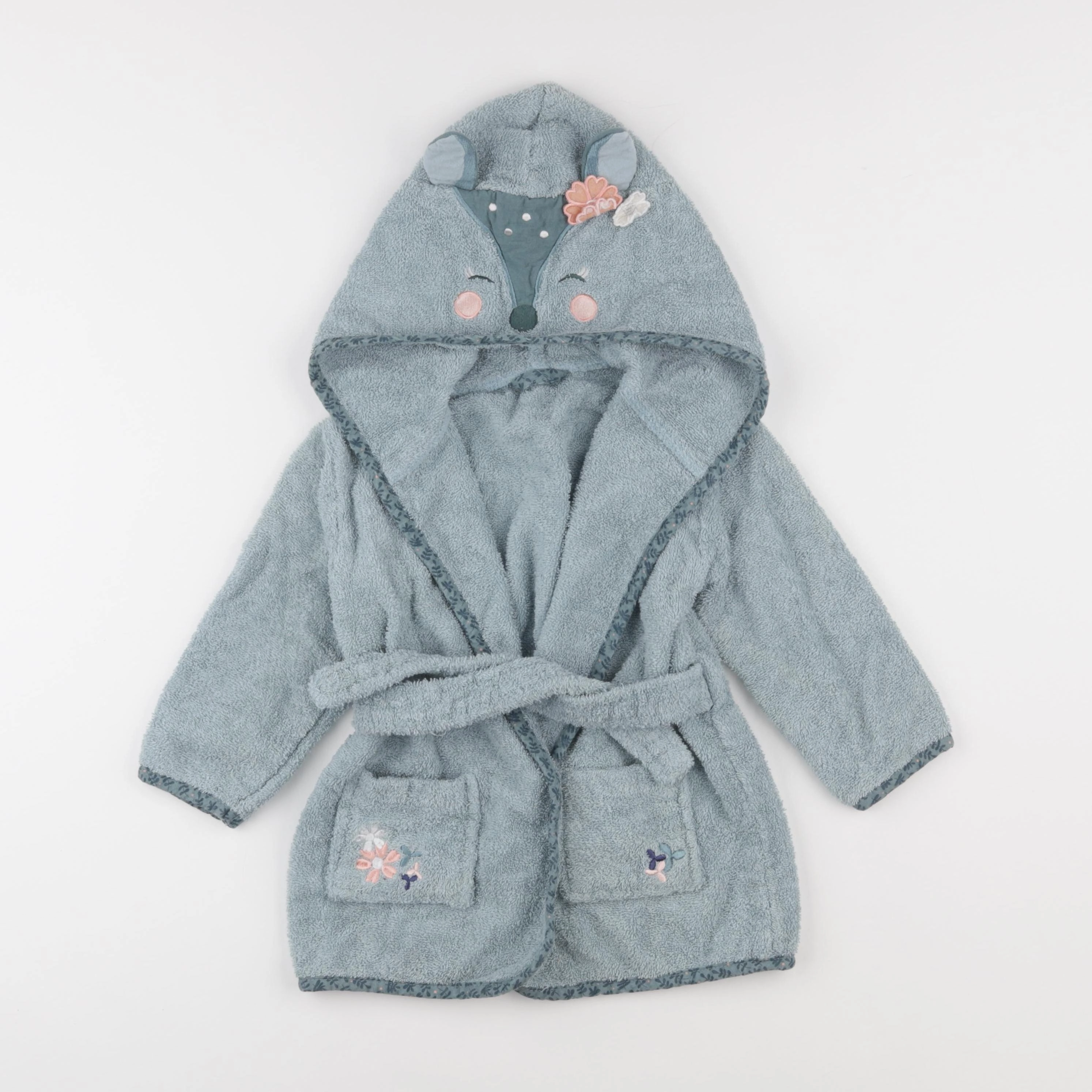 Vertbaudet - peignoir bleu - 3 ans