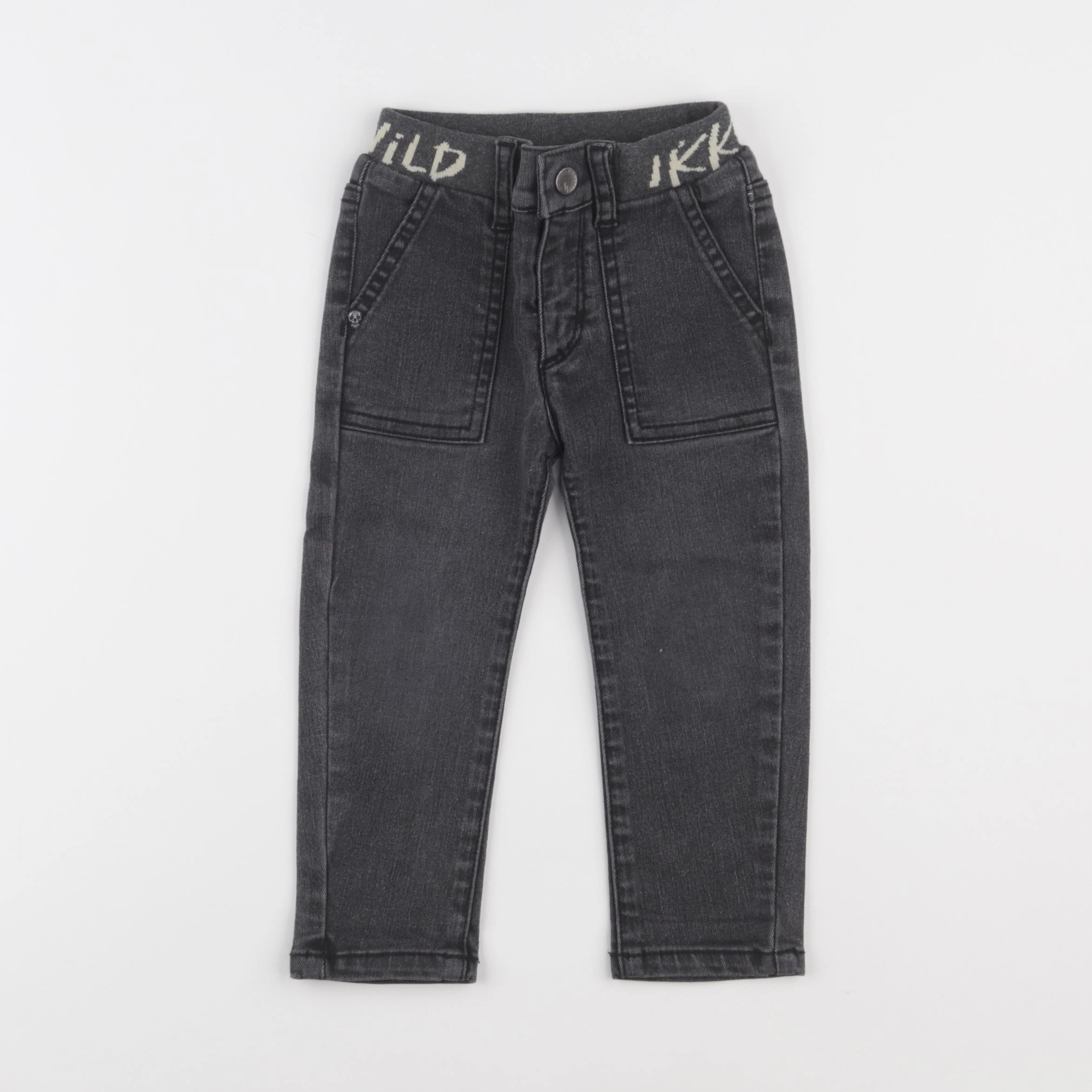 IKKS - jean gris - 2 ans