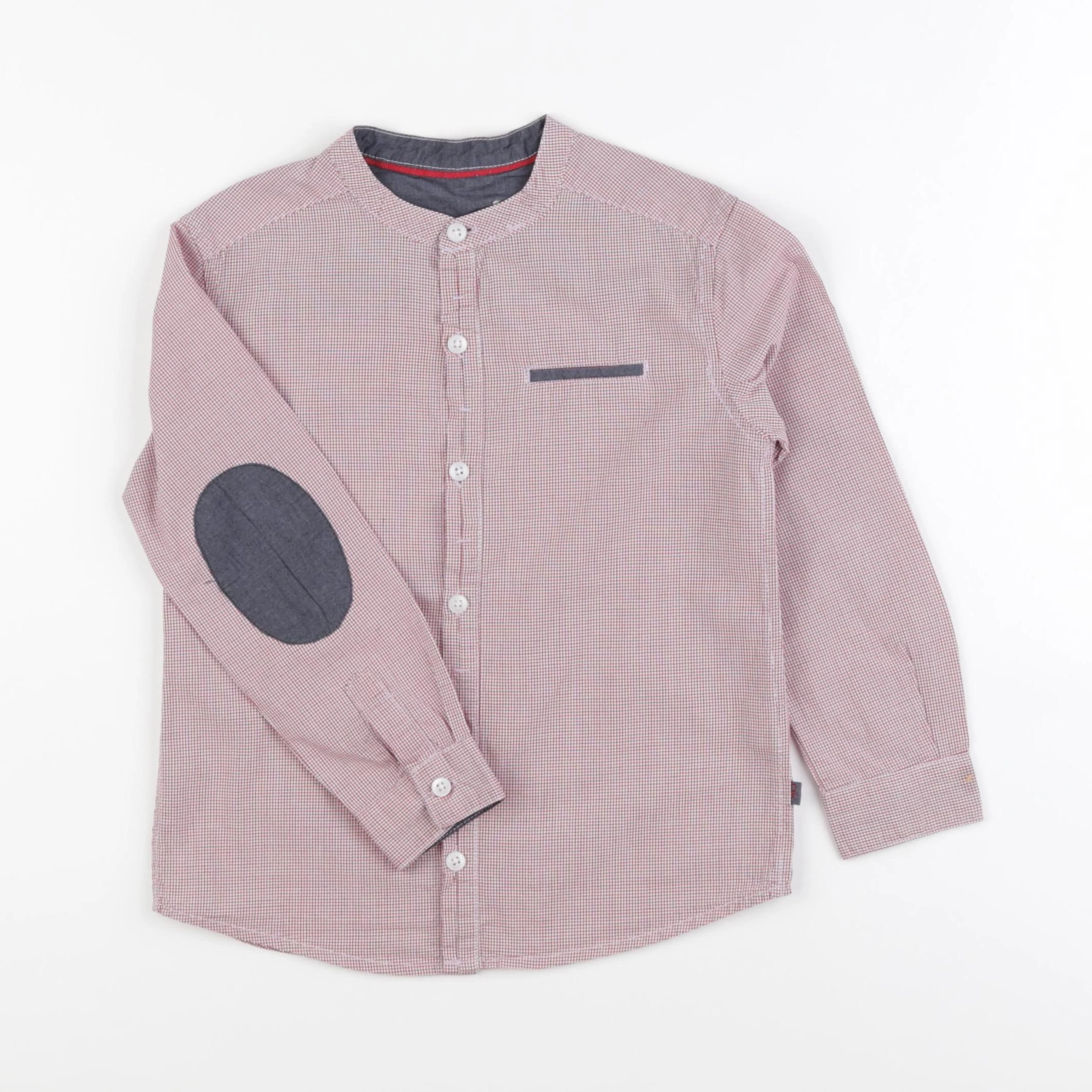 Okaidi - chemise blanc, bleu, rouge - 5 ans