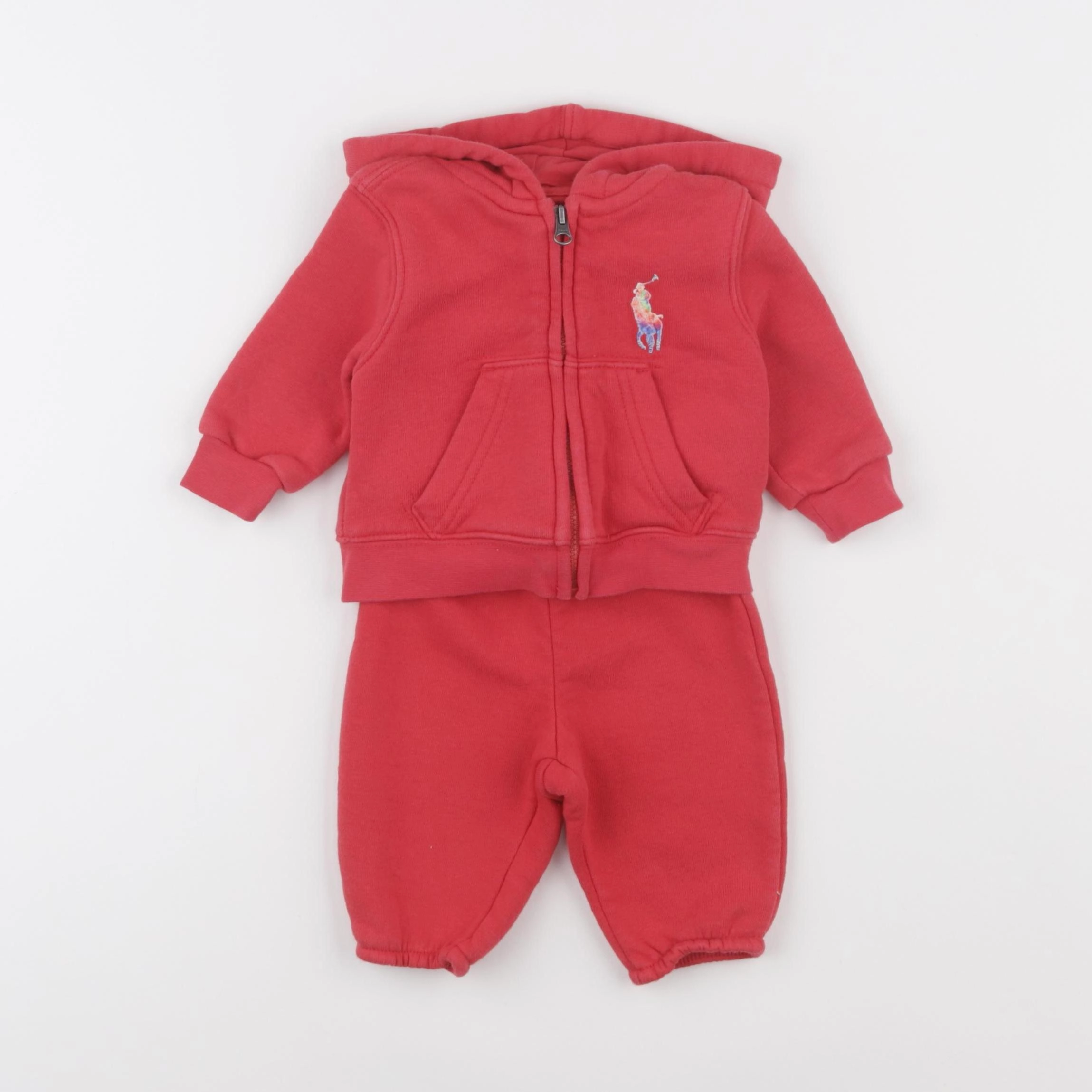 Ralph Lauren - ensemble rouge - 3 mois