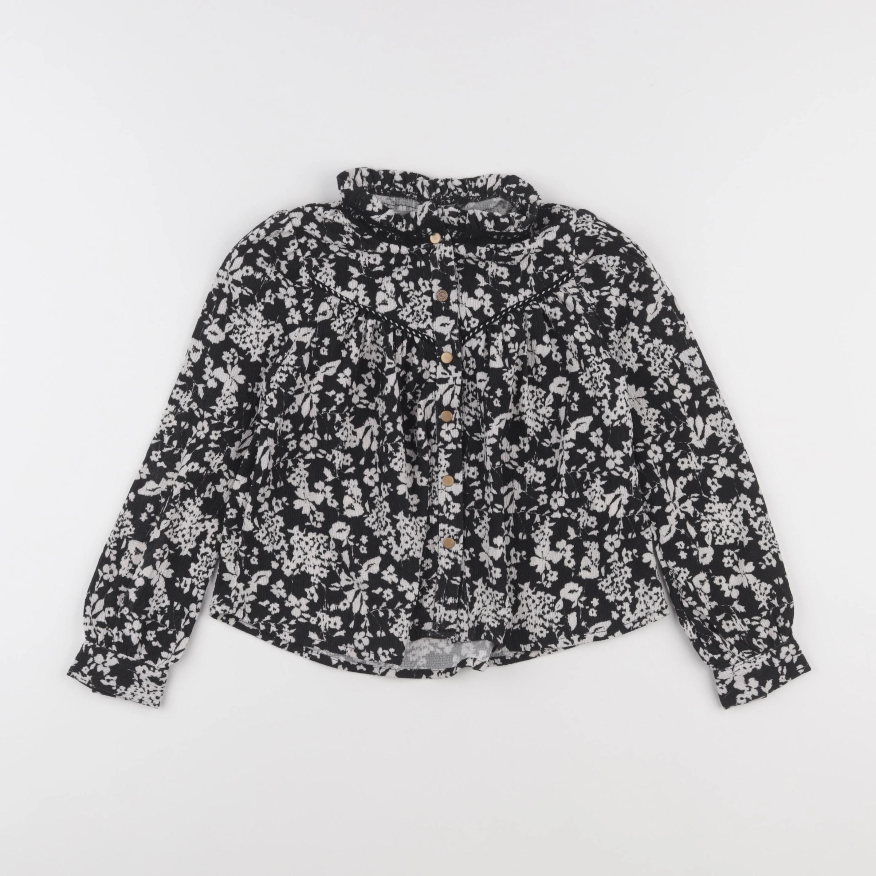 IKKS - blouse noir - 6 ans