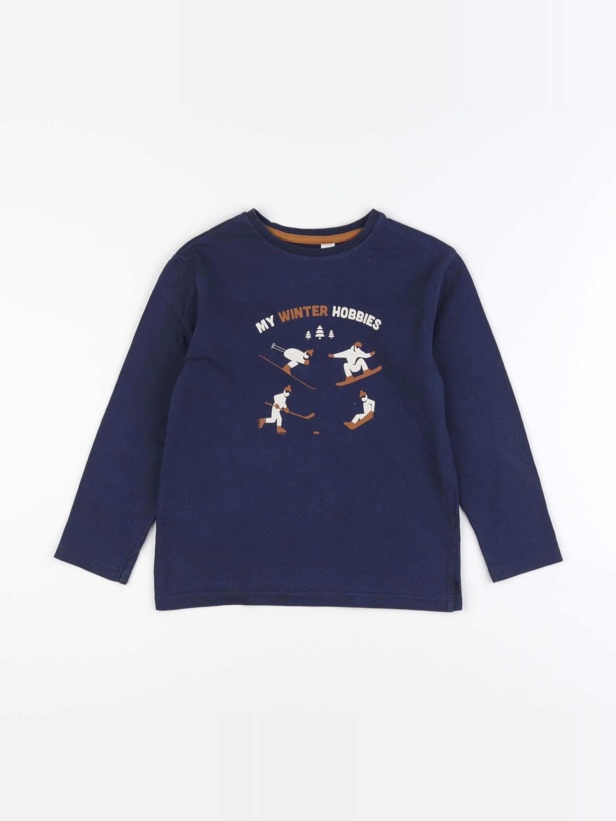 Okaidi - tee-shirt bleu - 5 ans