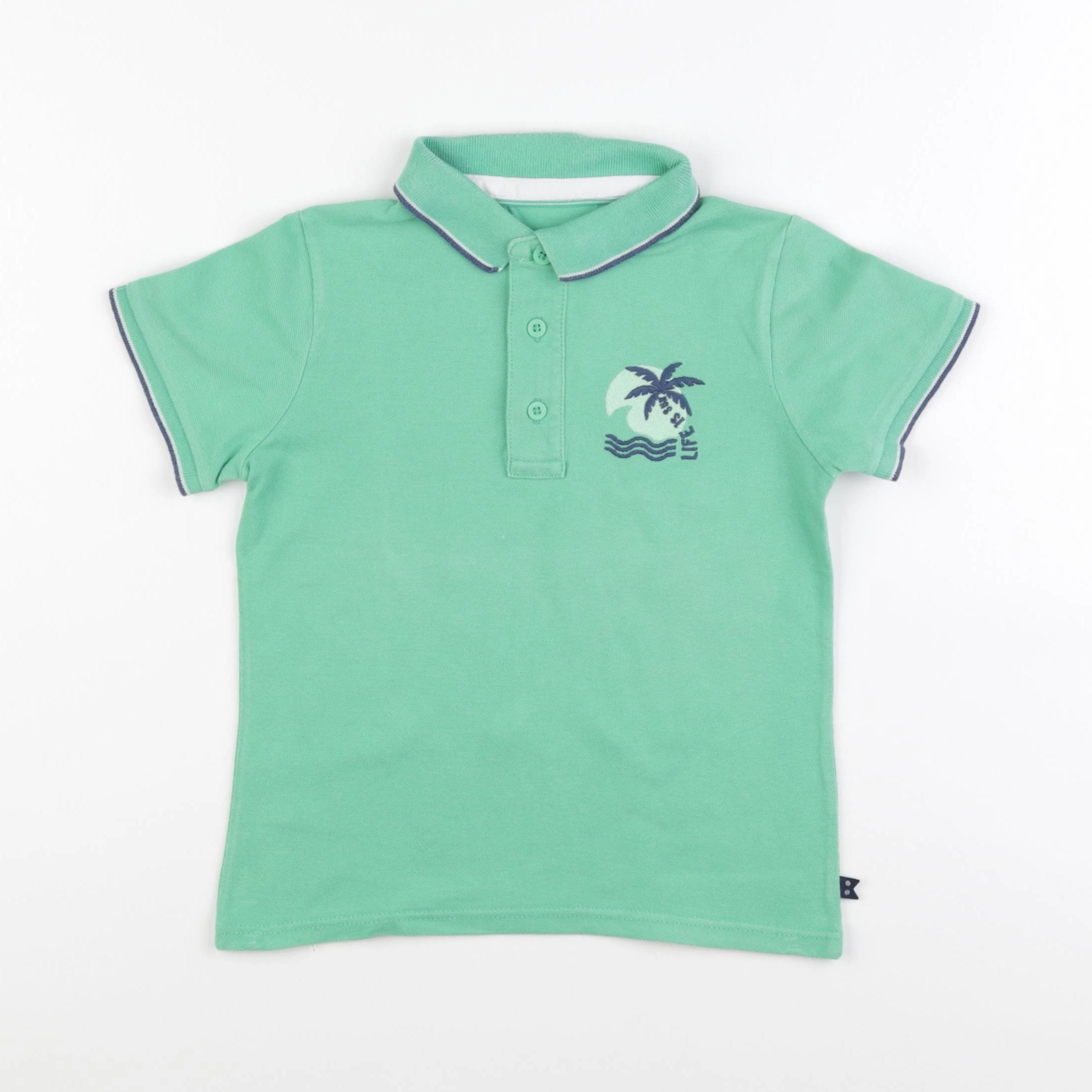 Okaidi - polo vert - 5 ans