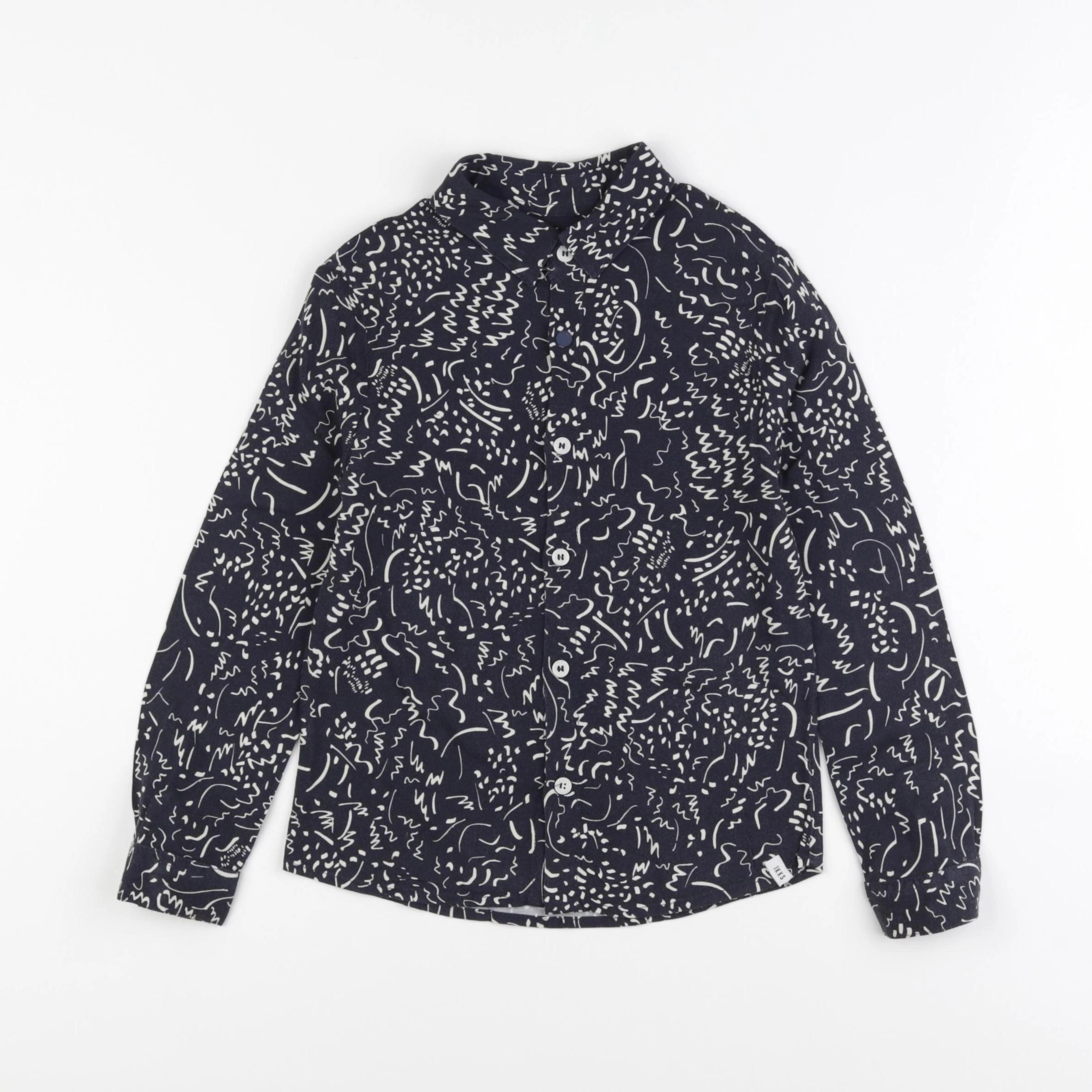 IKKS - chemise blanc, noir - 5 ans