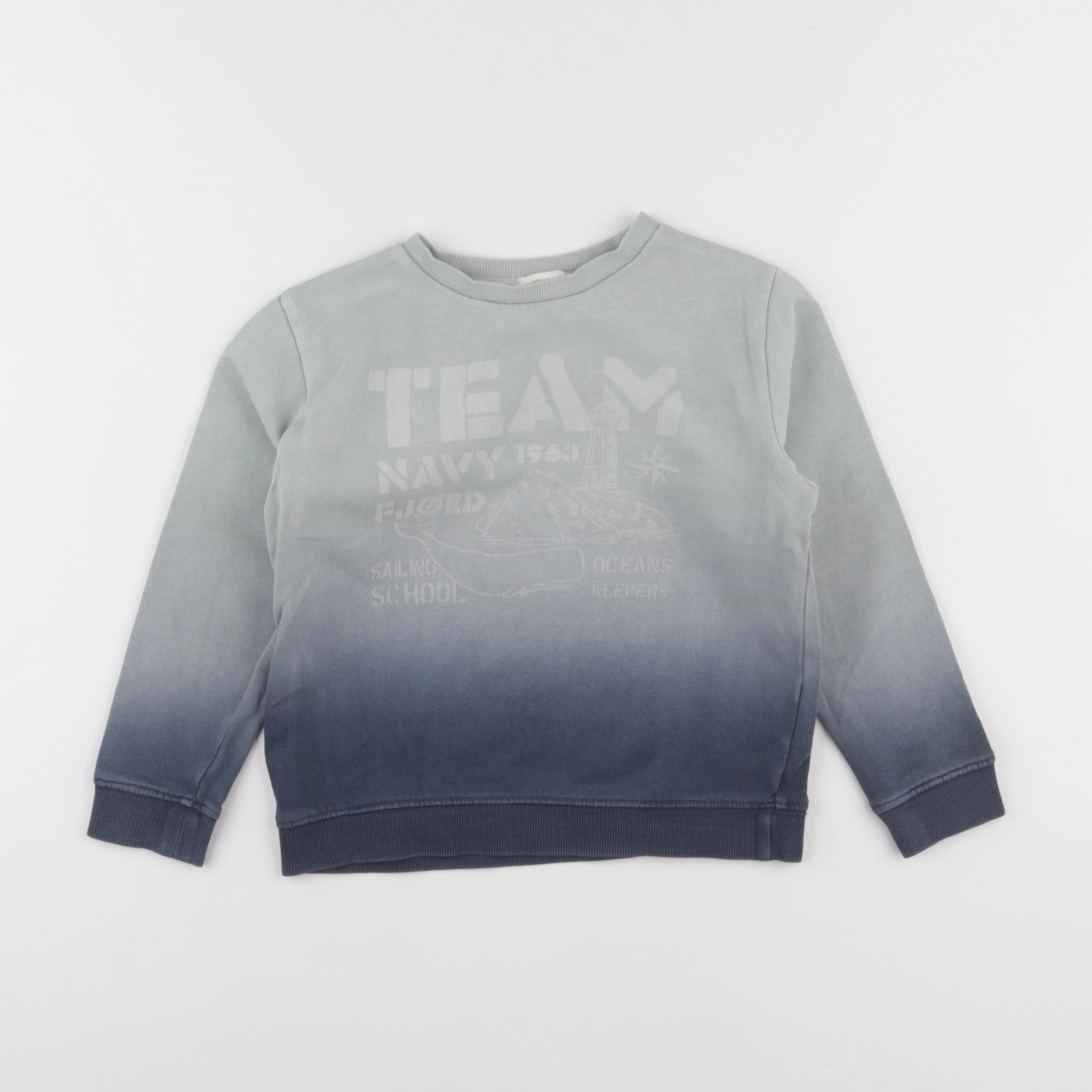 Vertbaudet - sweat bleu - 5 ans