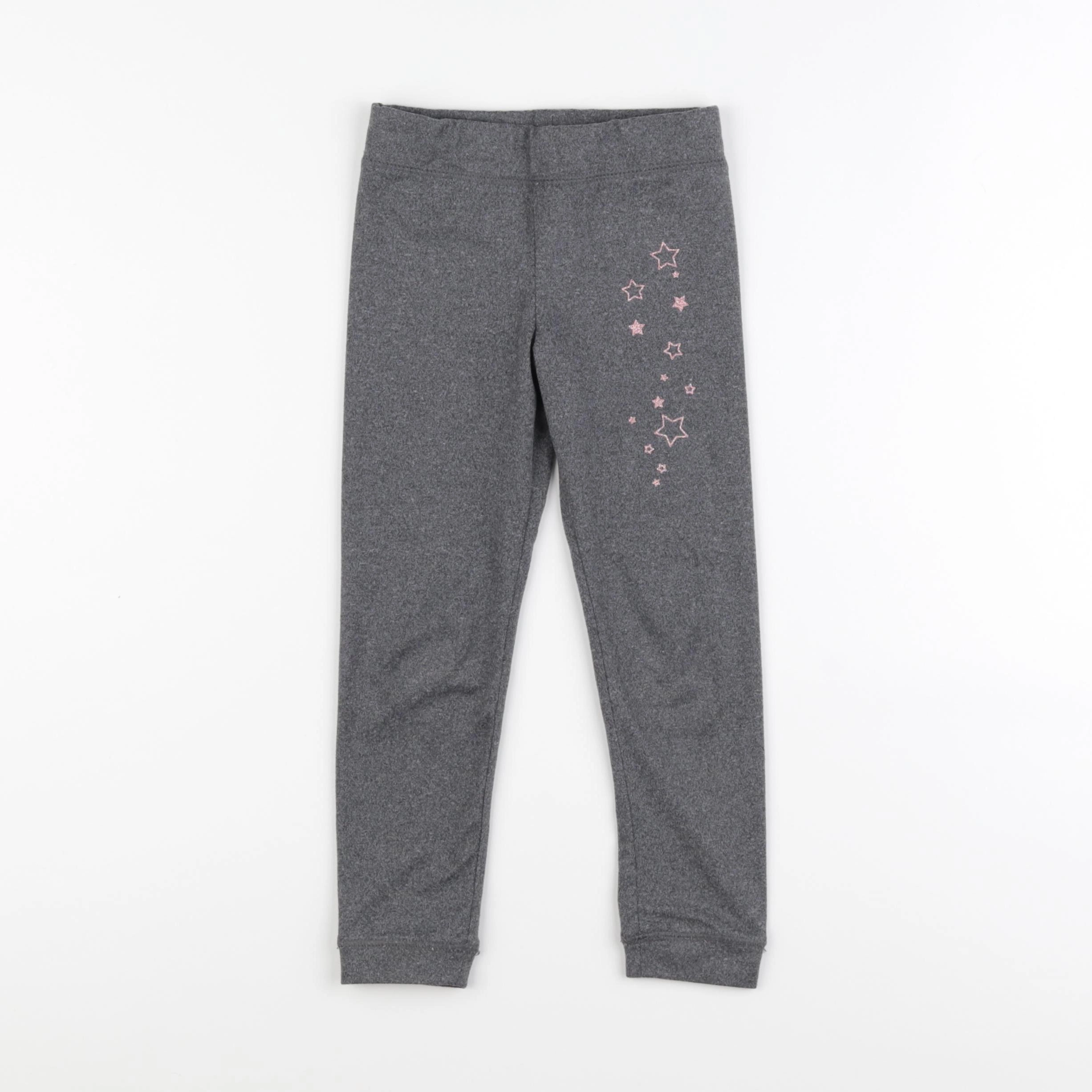 Vertbaudet - legging gris - 4 ans