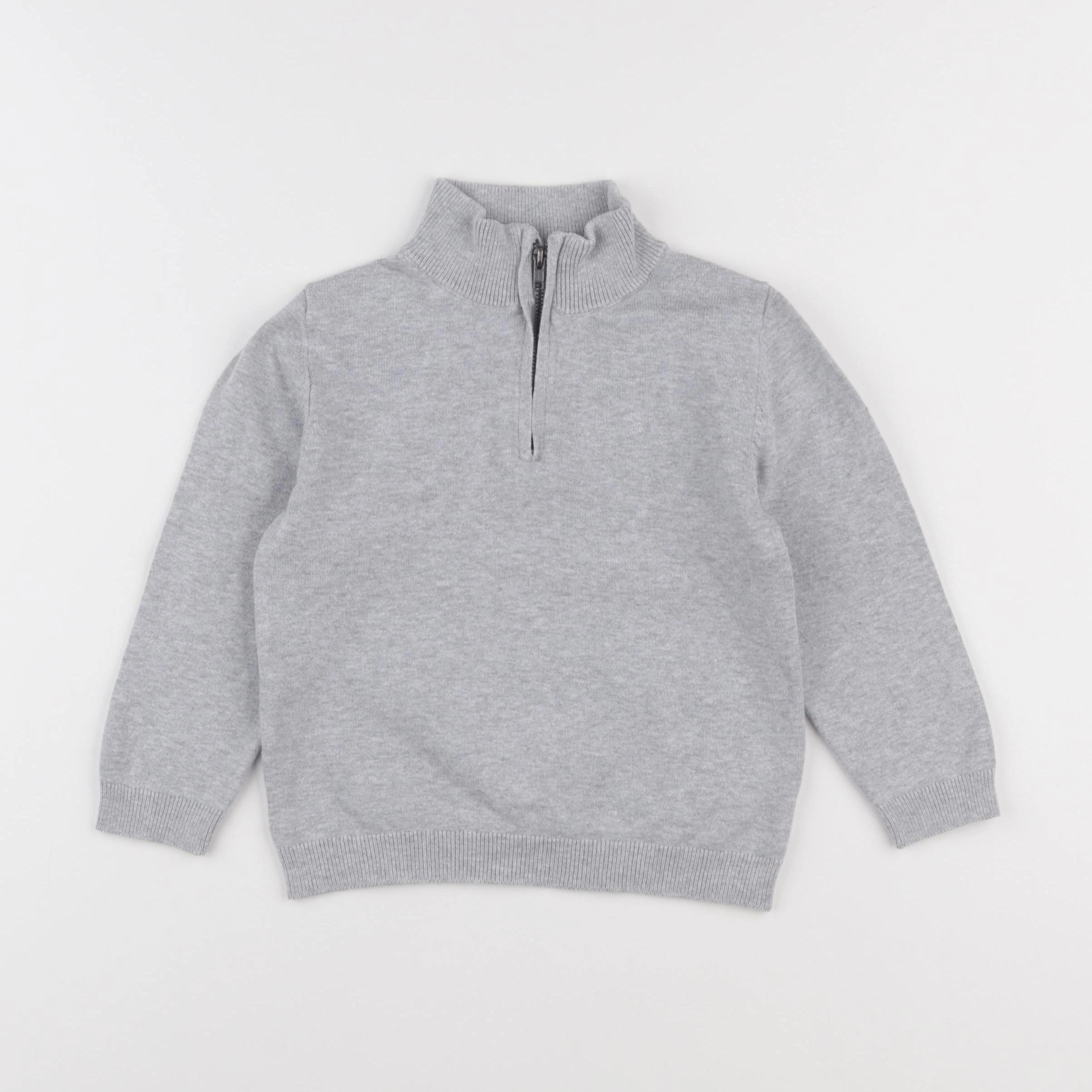 Mango - pull gris - 3/4 ans