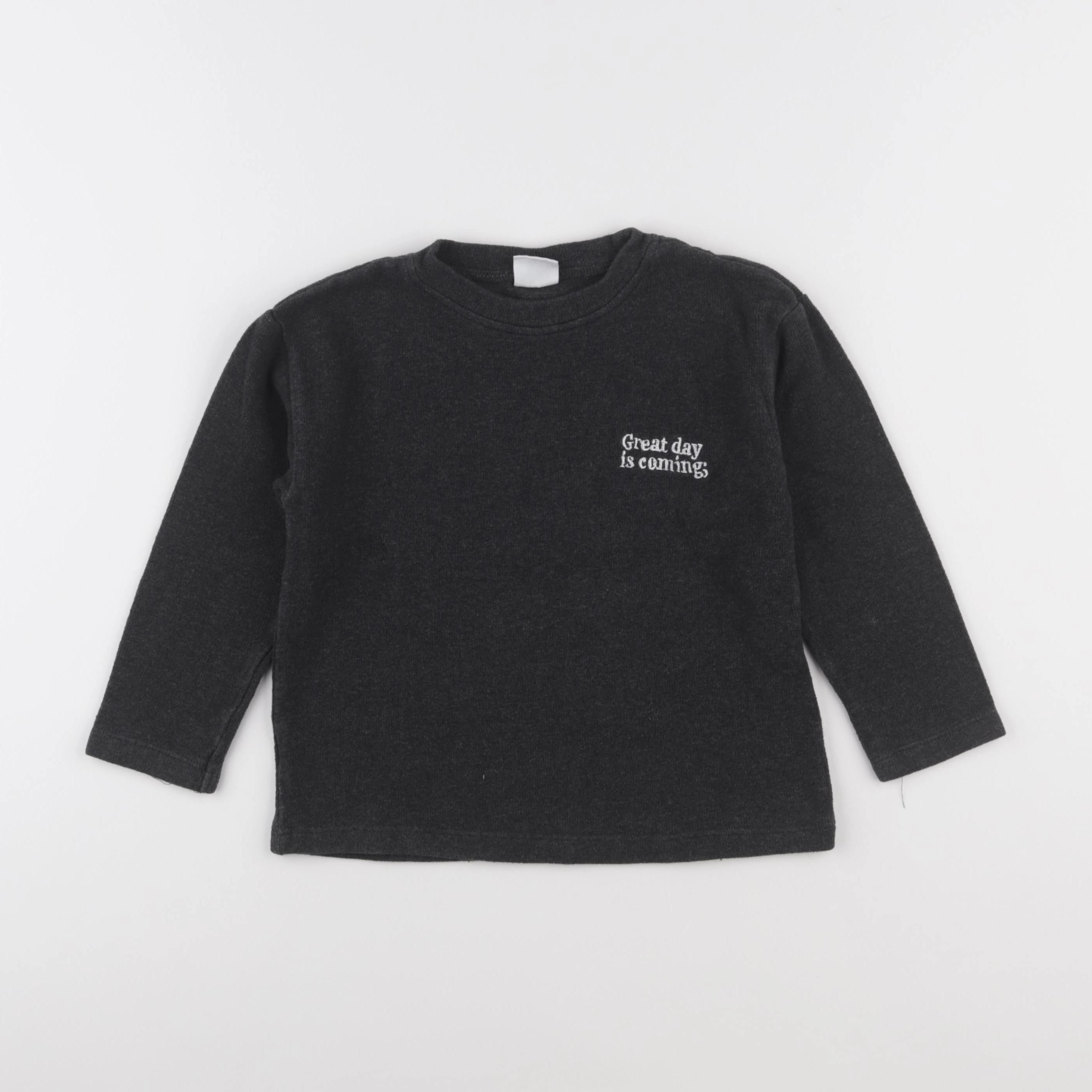 Zara - pull gris - 5 ans