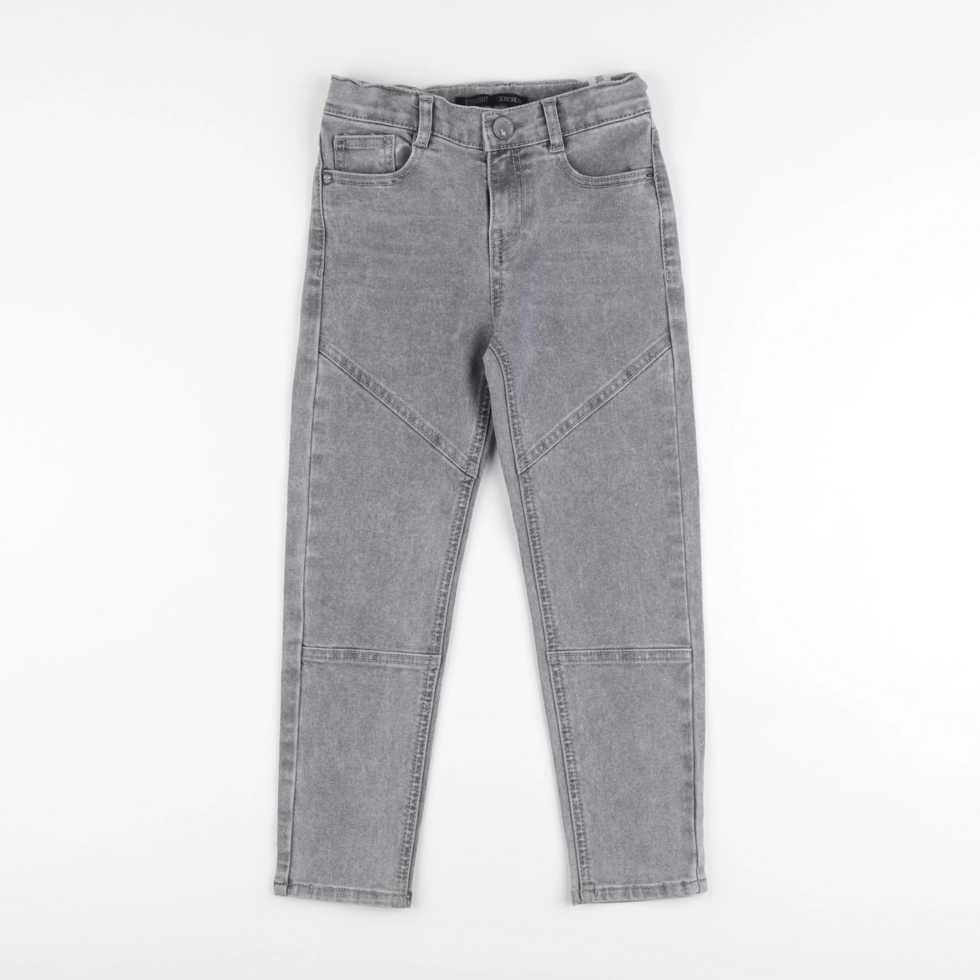 IKKS - jean gris - 7 ans