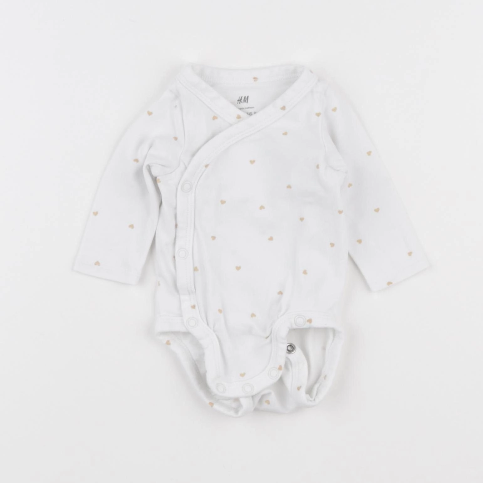 H&M - body blanc - 0/1 mois